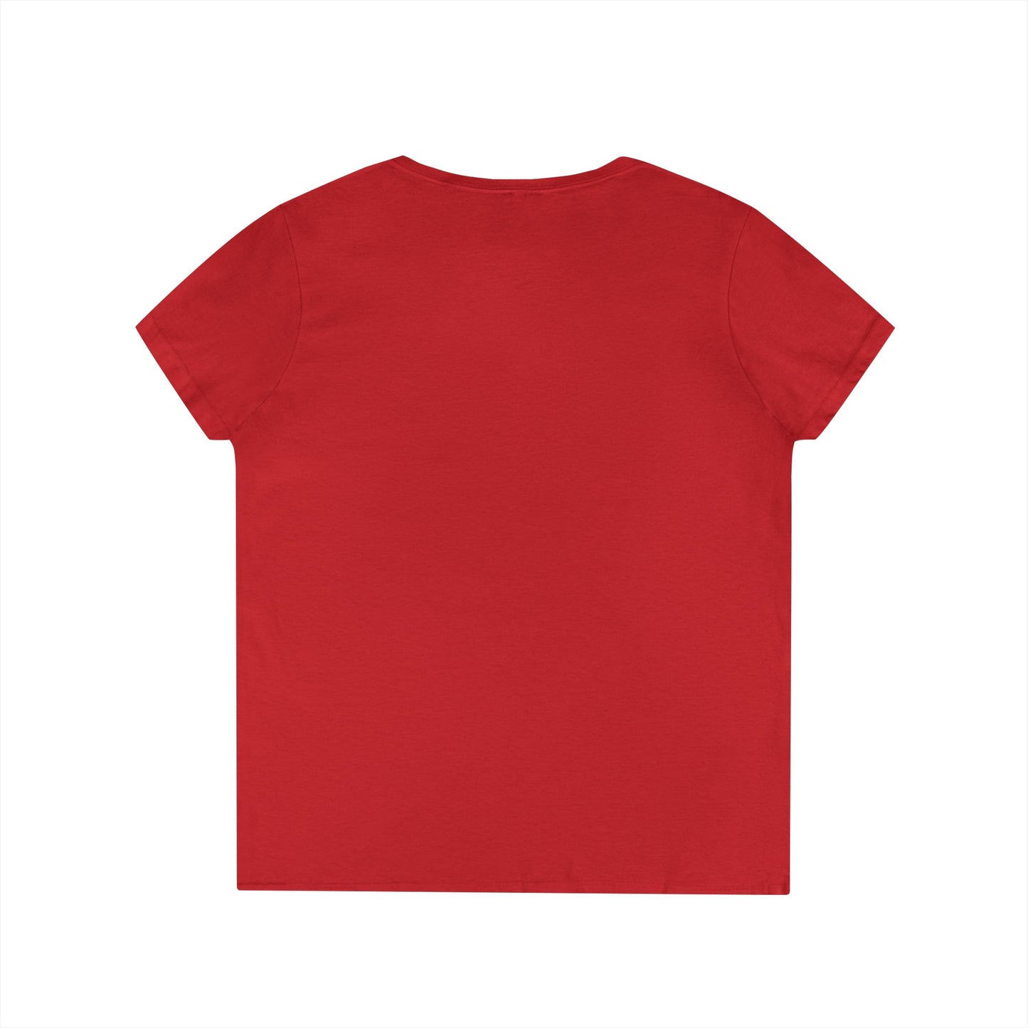 Cosmic Vibe Ladies' V-Neck T-Shirt with Mystical Artwork