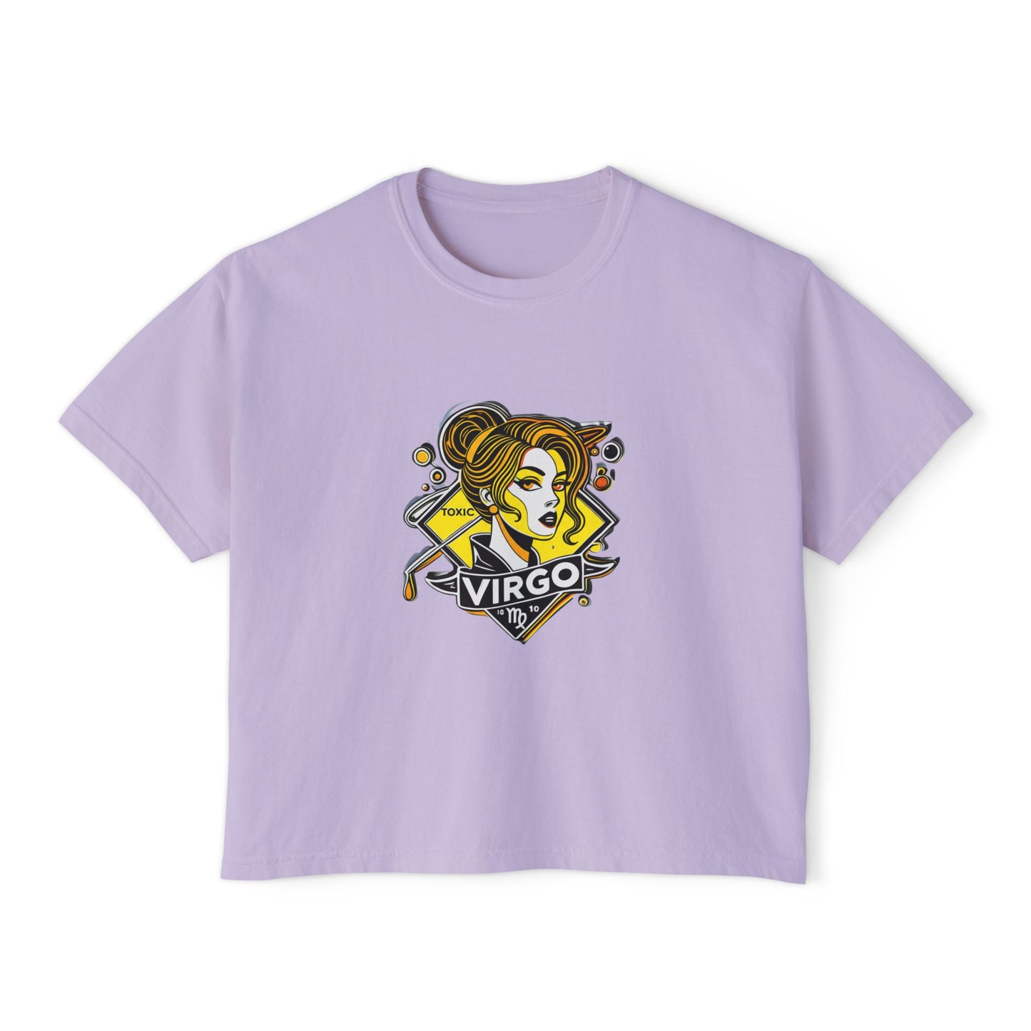 Virgo Women's Boxy Tee - Astrology T-Shirt, Casual Outfit, Birthday Gift, Zodiac Sign Top, Horoscope Apparel