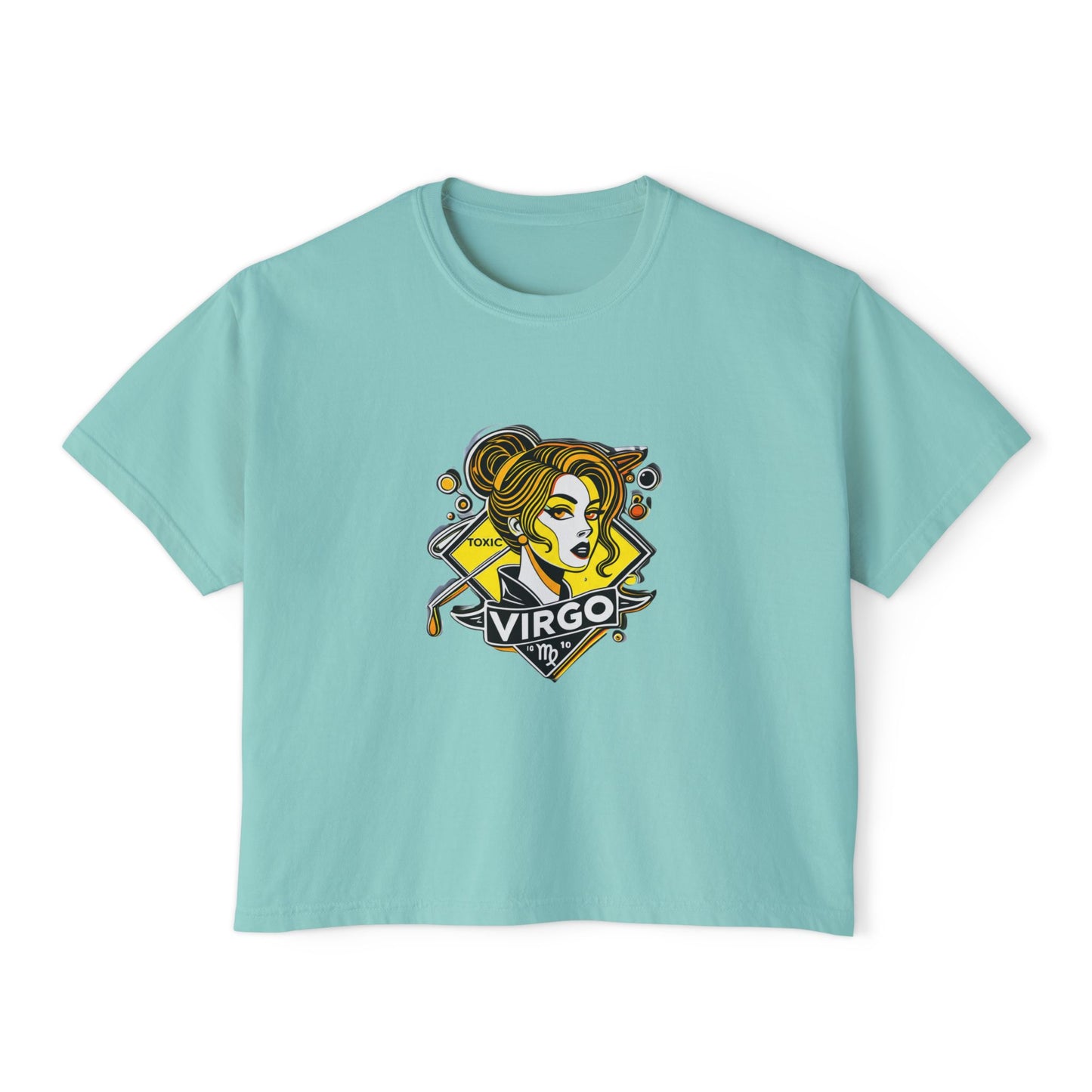 Virgo Women's Boxy Tee - Astrology T-Shirt, Casual Outfit, Birthday Gift, Zodiac Sign Top, Horoscope Apparel