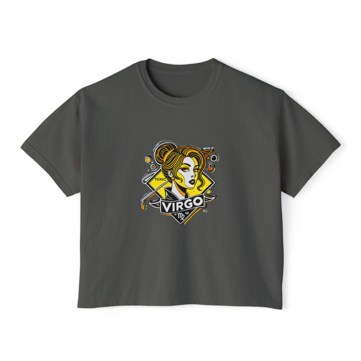 Virgo Women's Boxy Tee - Astrology T-Shirt, Casual Outfit, Birthday Gift, Zodiac Sign Top, Horoscope Apparel