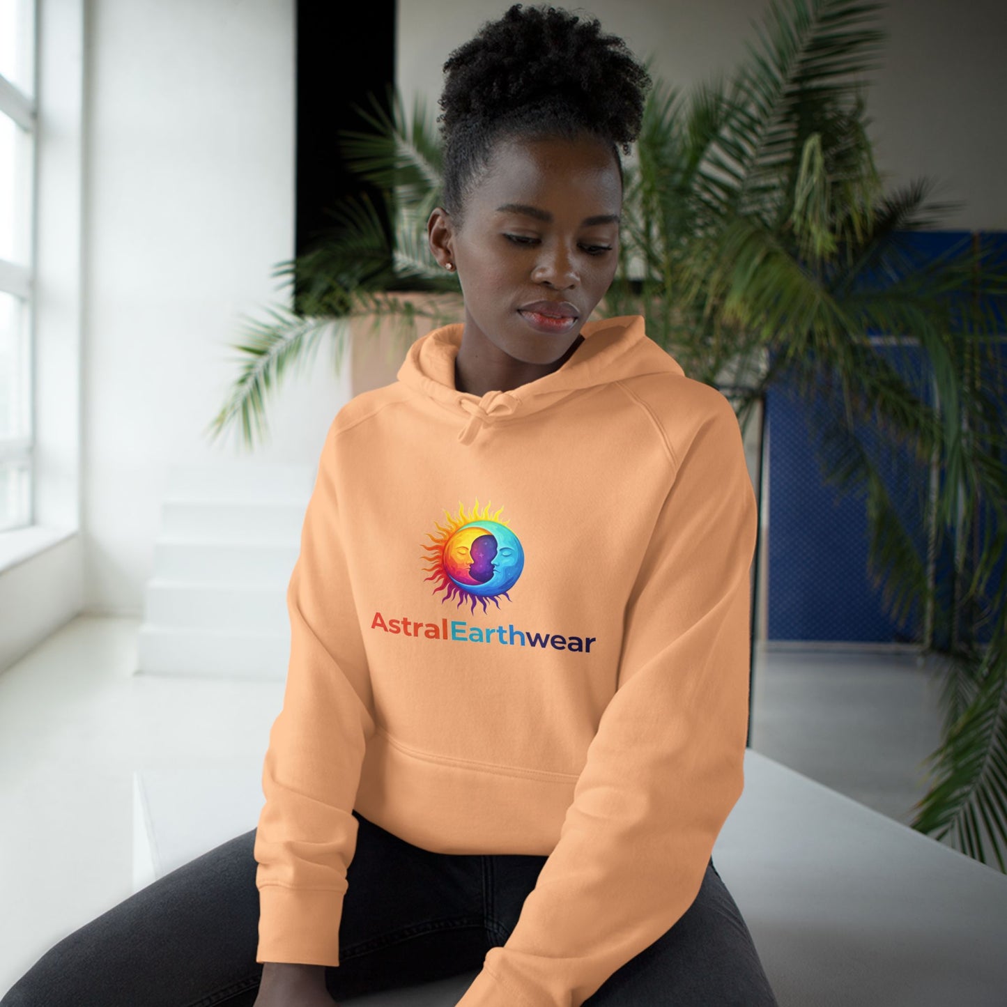 Astral Earthwear Unisex Hoodie, Cozy Gift for Space Lovers, Astrology Apparel, Everyday Sweatshirt, Ideal for Birthdays