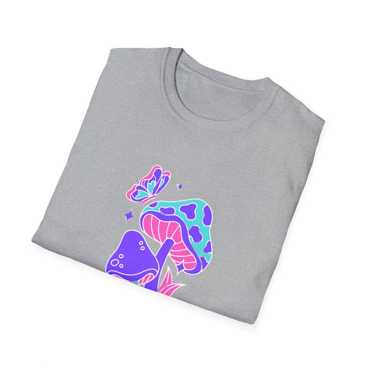 Dreamy Unisex Softstyle T-Shirt, Whimsical Shirt, Casual Wear, Nature Lover Gift, Eco-Friendly Tee, Unique Graphic Tee