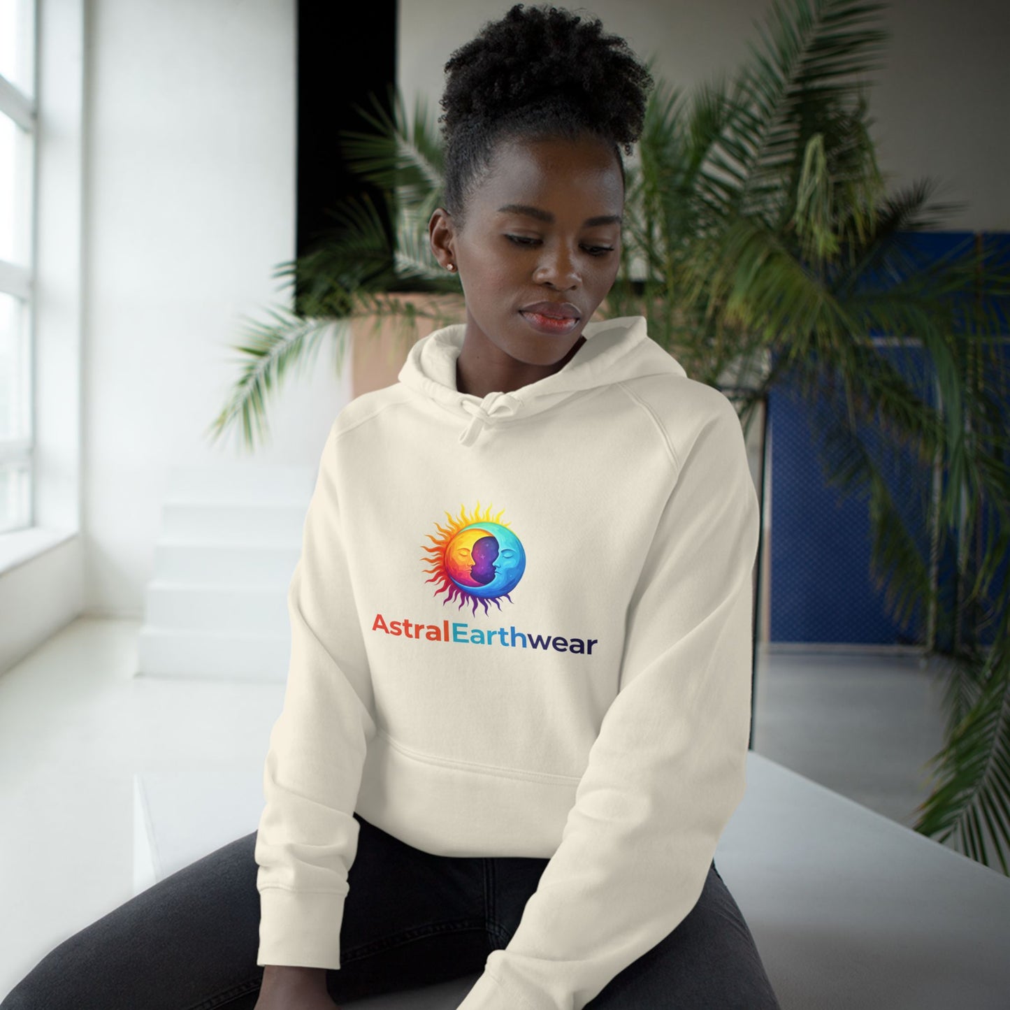 Astral Earthwear Unisex Hoodie, Cozy Gift for Space Lovers, Astrology Apparel, Everyday Sweatshirt, Ideal for Birthdays