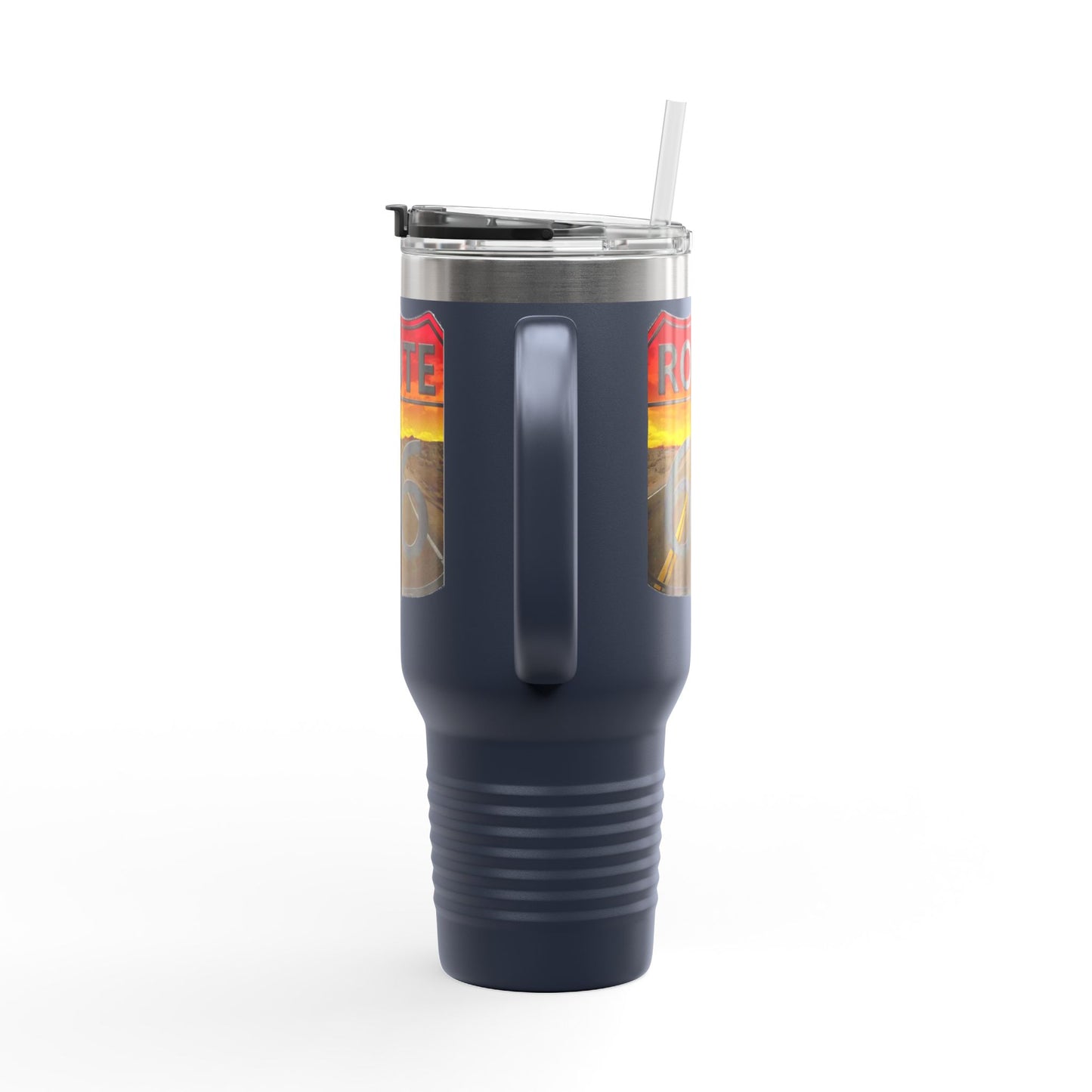 Route 66 Insulated Travel Mug - 40oz Adventure Cup for Road Trips