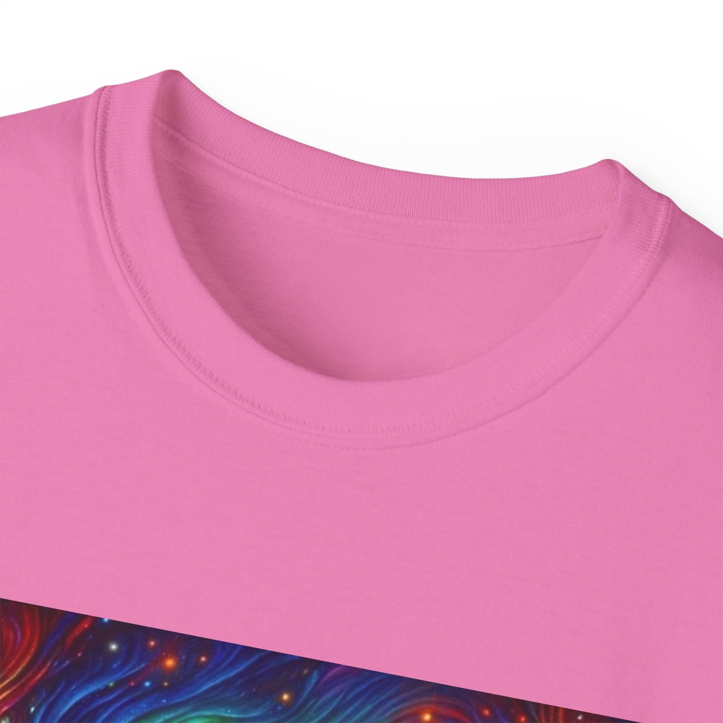 Cosmic Adventure Tee - Unisex Ultra Cotton T-Shirt, UFO Graphic Tee, Colorful Sci-Fi Shirt, Perfect for Festivals, Gift for Space Lovers