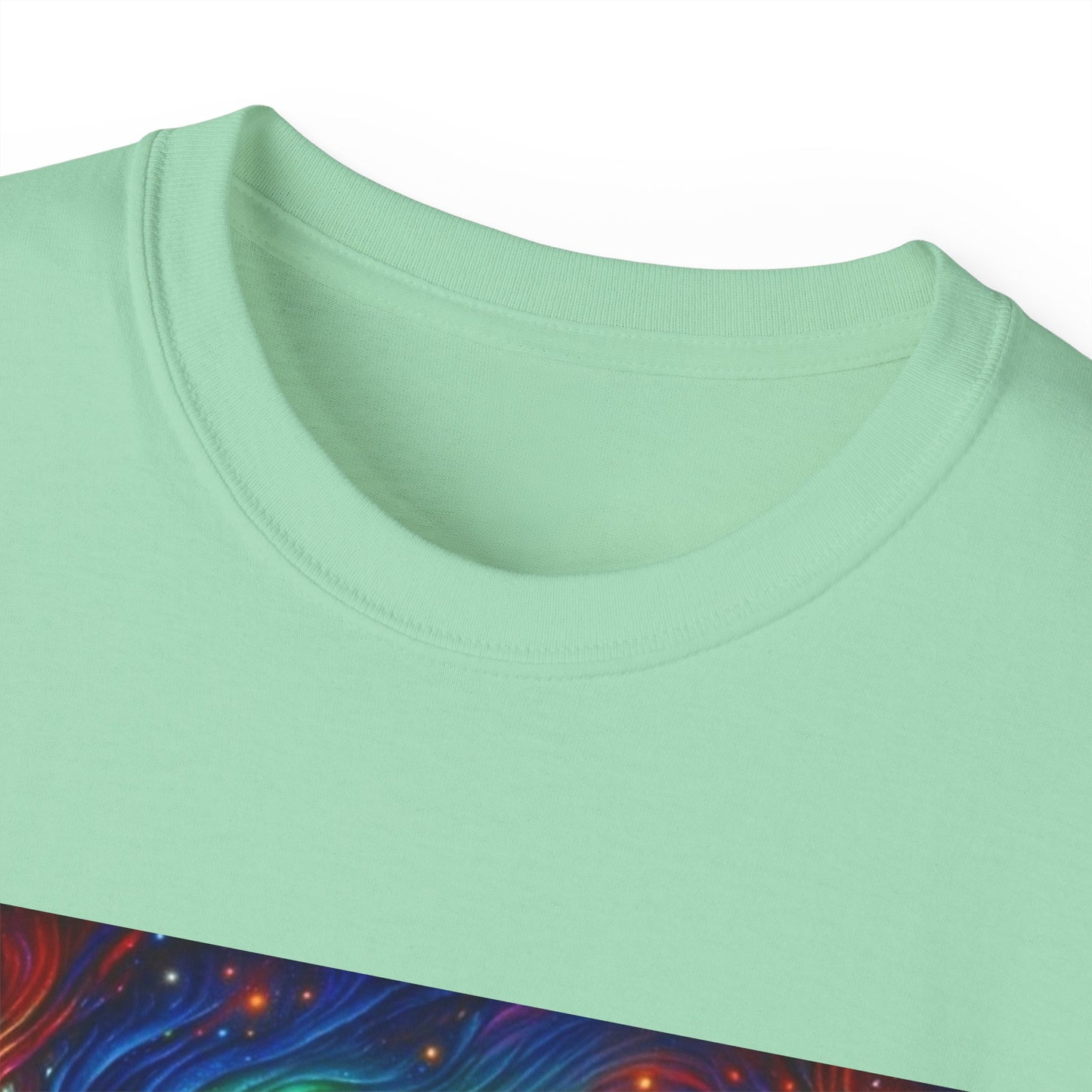 Cosmic Adventure Tee - Unisex Ultra Cotton T-Shirt, UFO Graphic Tee, Colorful Sci-Fi Shirt, Perfect for Festivals, Gift for Space Lovers