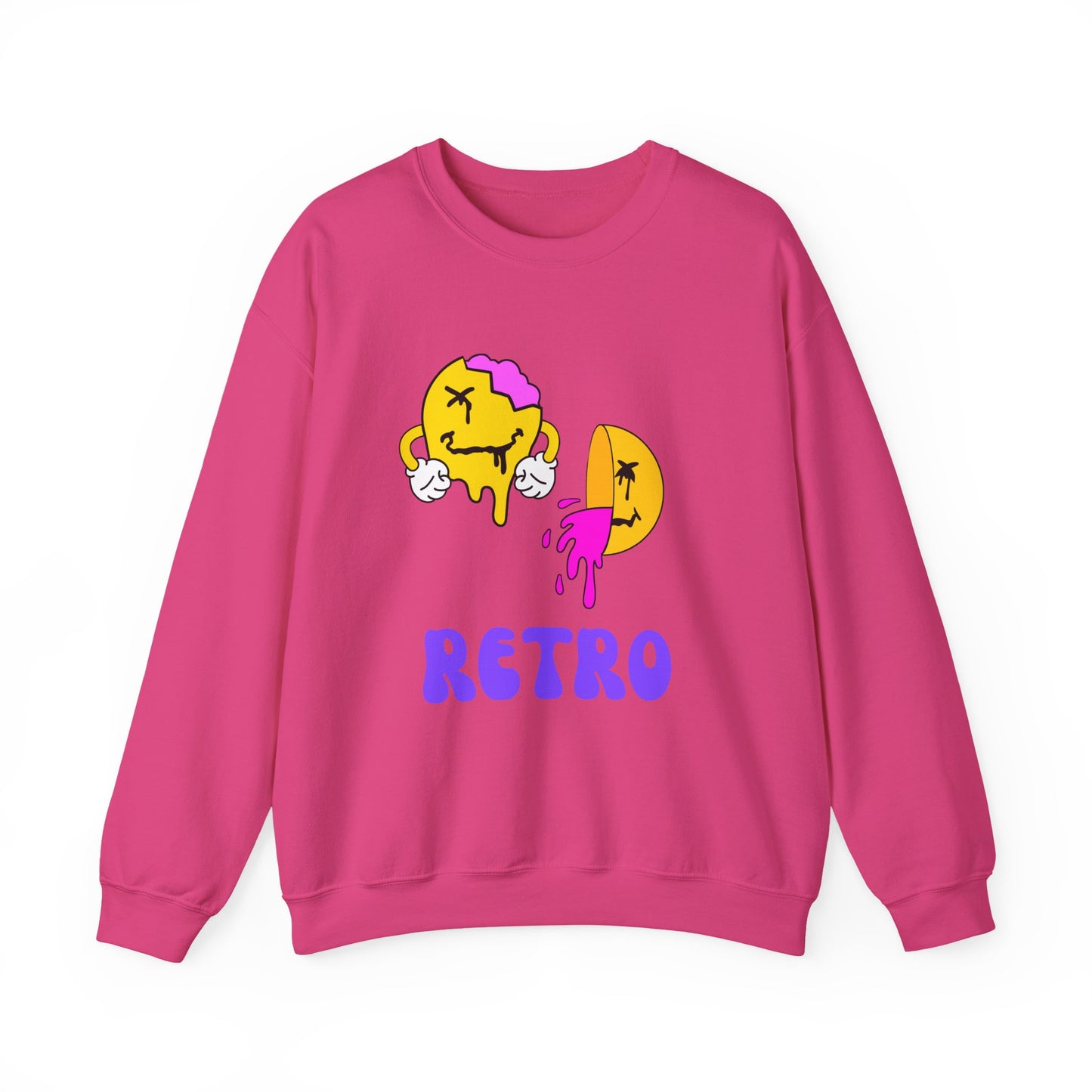 Retro Vibes Sweatshirt, Vintage Crewneck Jumper, 90s Style Pullover, Classic Sweater, Hipster Top