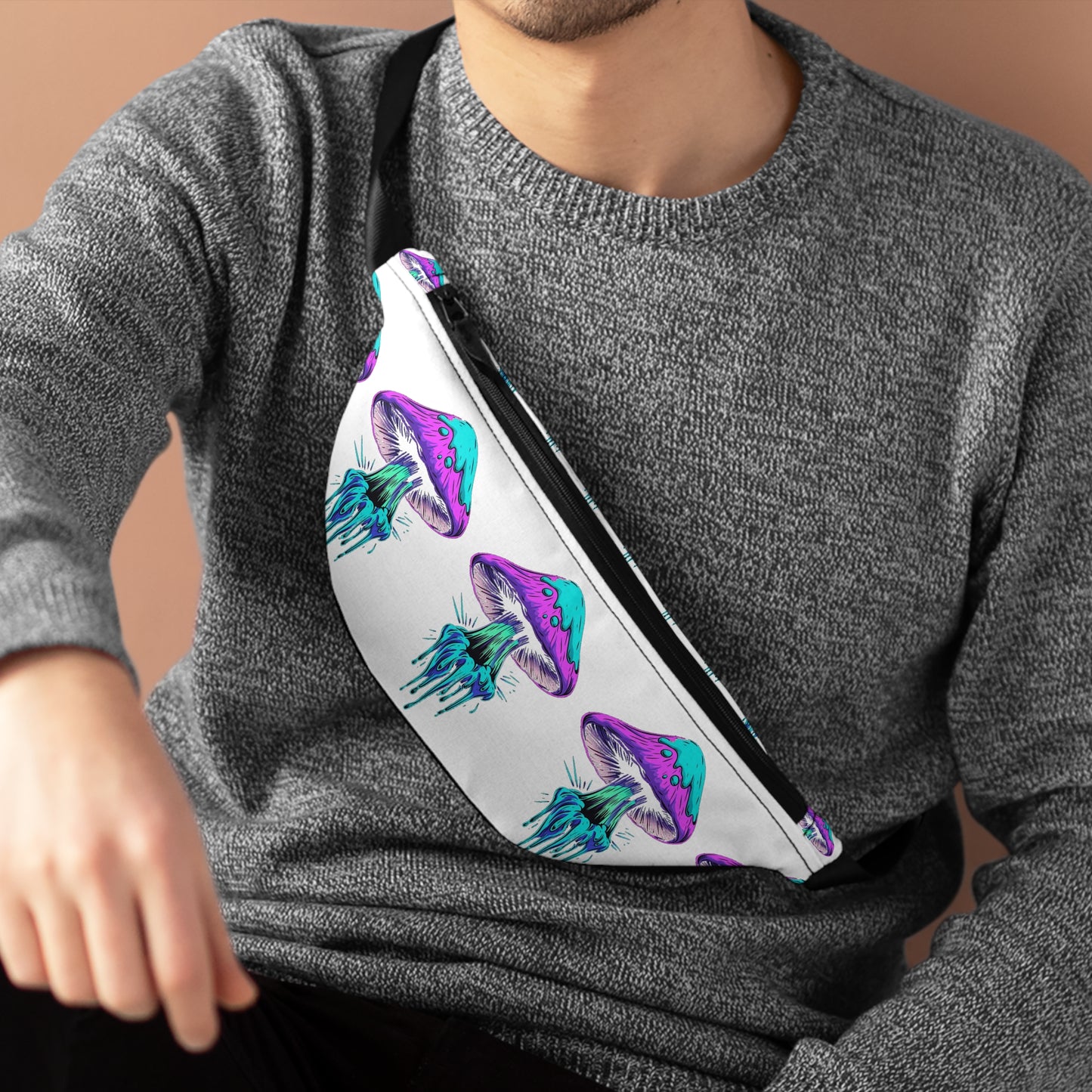 Colorful Jellyfish Fanny Pack, Trendy Waist Bag, Summer Accessory, Festival Essentials, Outdoor Adventure Bag, Unique Gift Idea