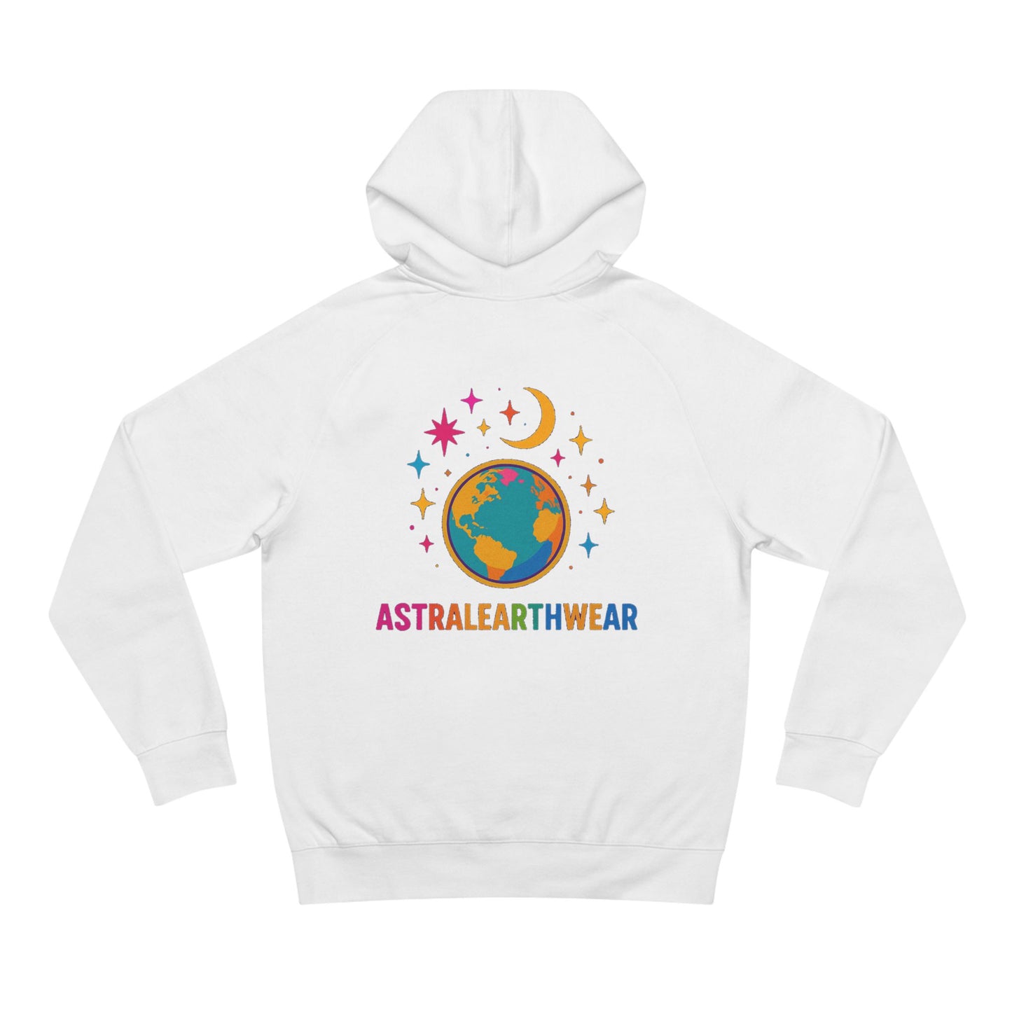 Astral Earthwear Unisex Hoodie, Cozy Gift for Space Lovers, Astrology Apparel, Everyday Sweatshirt, Ideal for Birthdays
