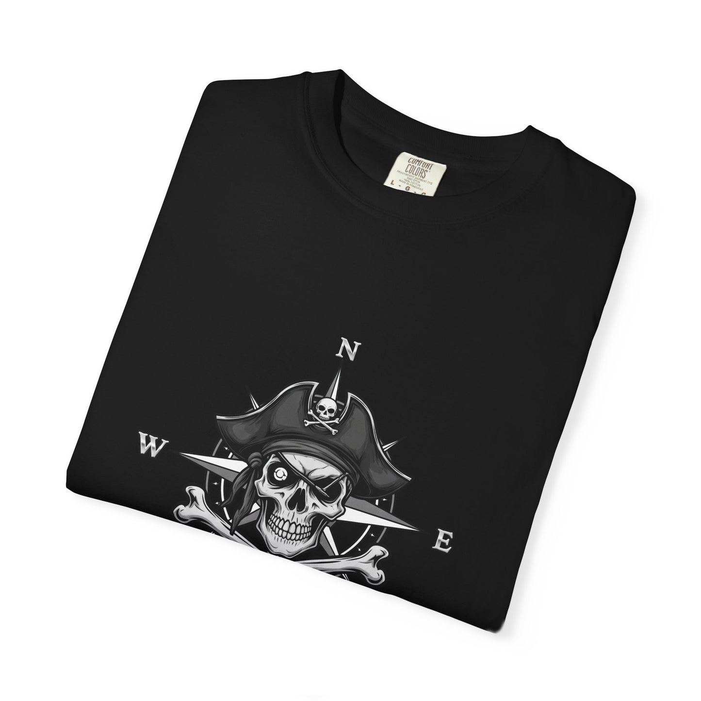 Astral Pirate Garment-Dyed T-shirt | Casual Crew Neck Tee, Pirate Apparel, Graphic Tee, Unisex T-shirt, Gift for Adventurers