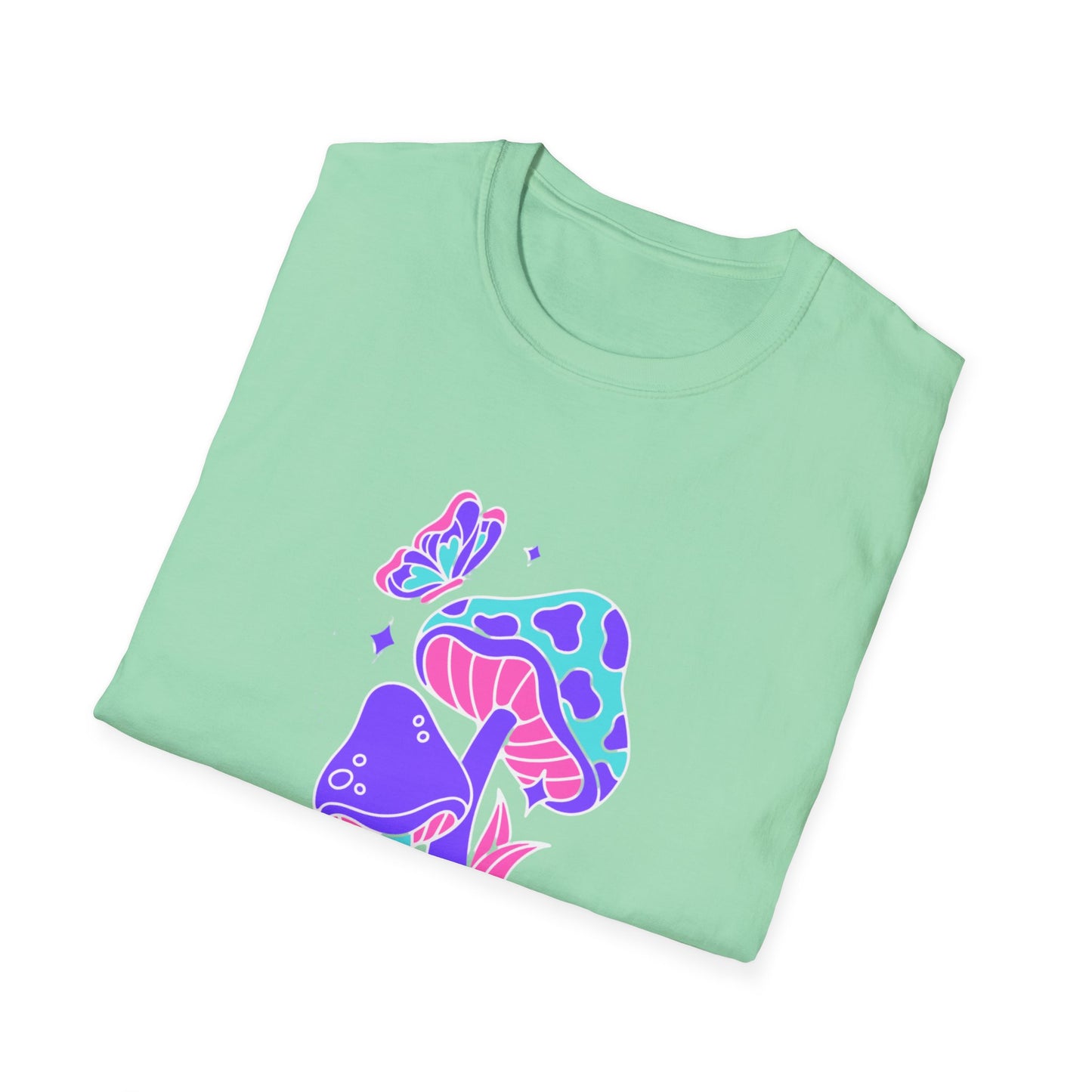 Dreamy Unisex Softstyle T-Shirt, Whimsical Shirt, Casual Wear, Nature Lover Gift, Eco-Friendly Tee, Unique Graphic Tee