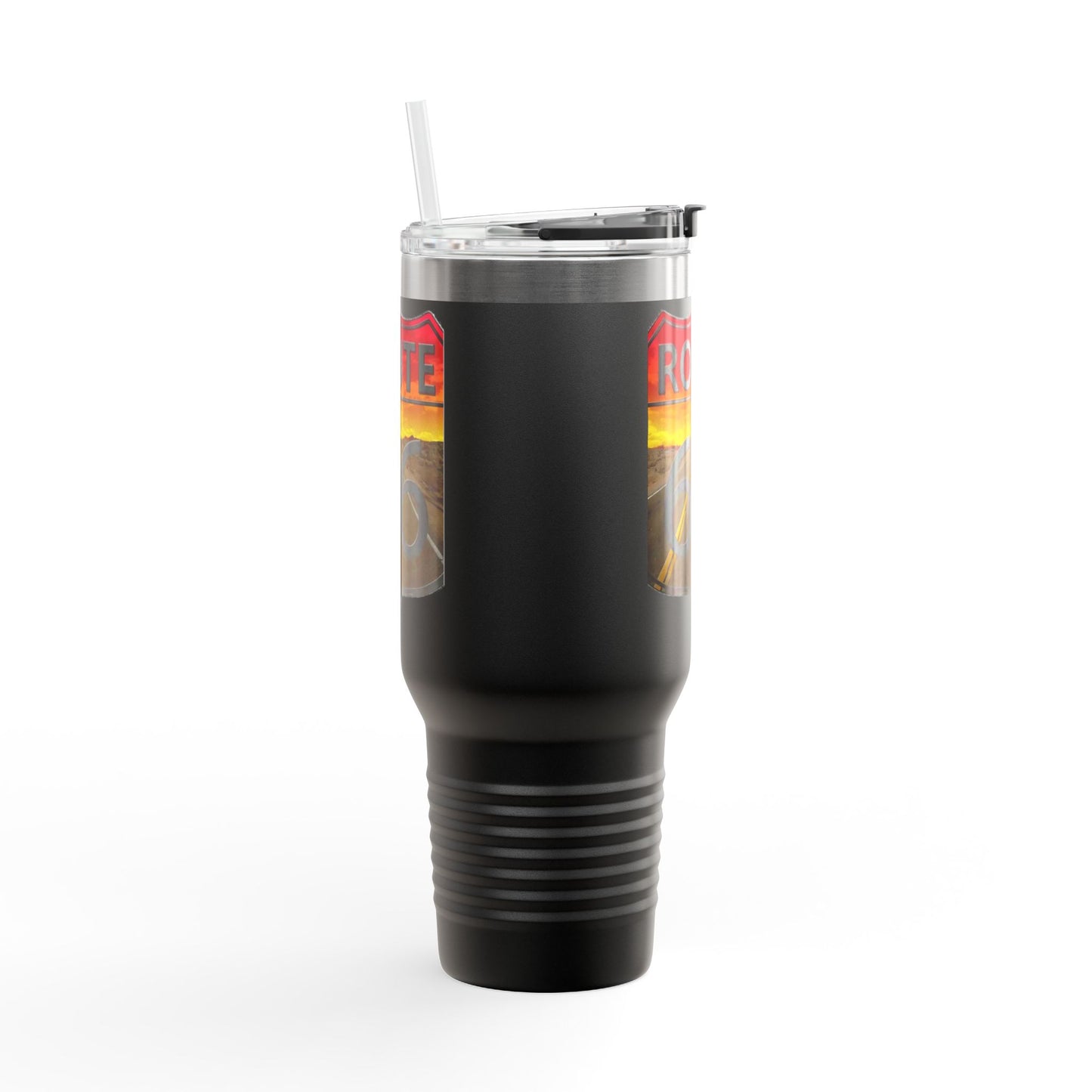 Route 66 Insulated Travel Mug - 40oz Adventure Cup for Road Trips