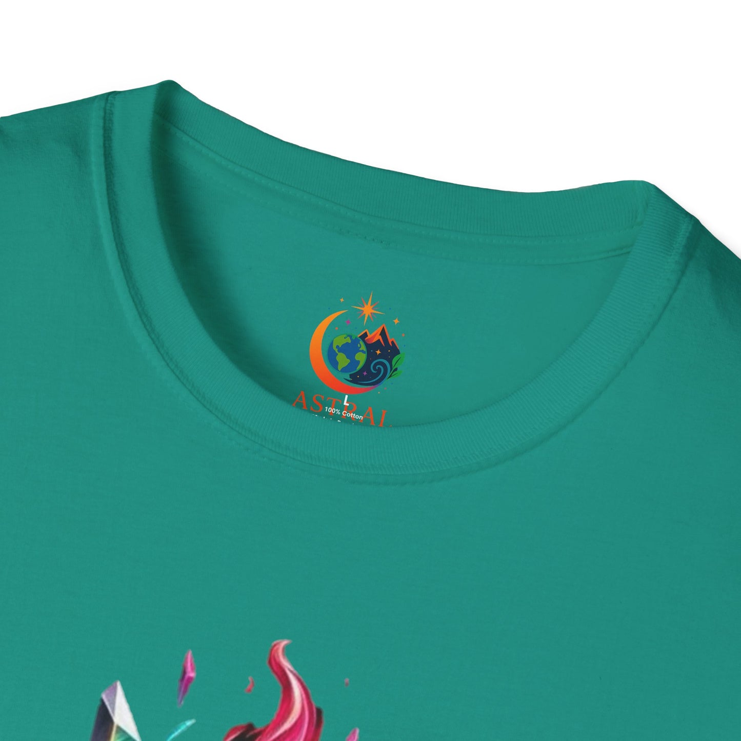 Artistic Heart Wings T-Shirt | Unisex Softstyle Tee, Heart Design Shirt, Graphic Art Tee, Trendy Casual Top, Gift for Art Lovers