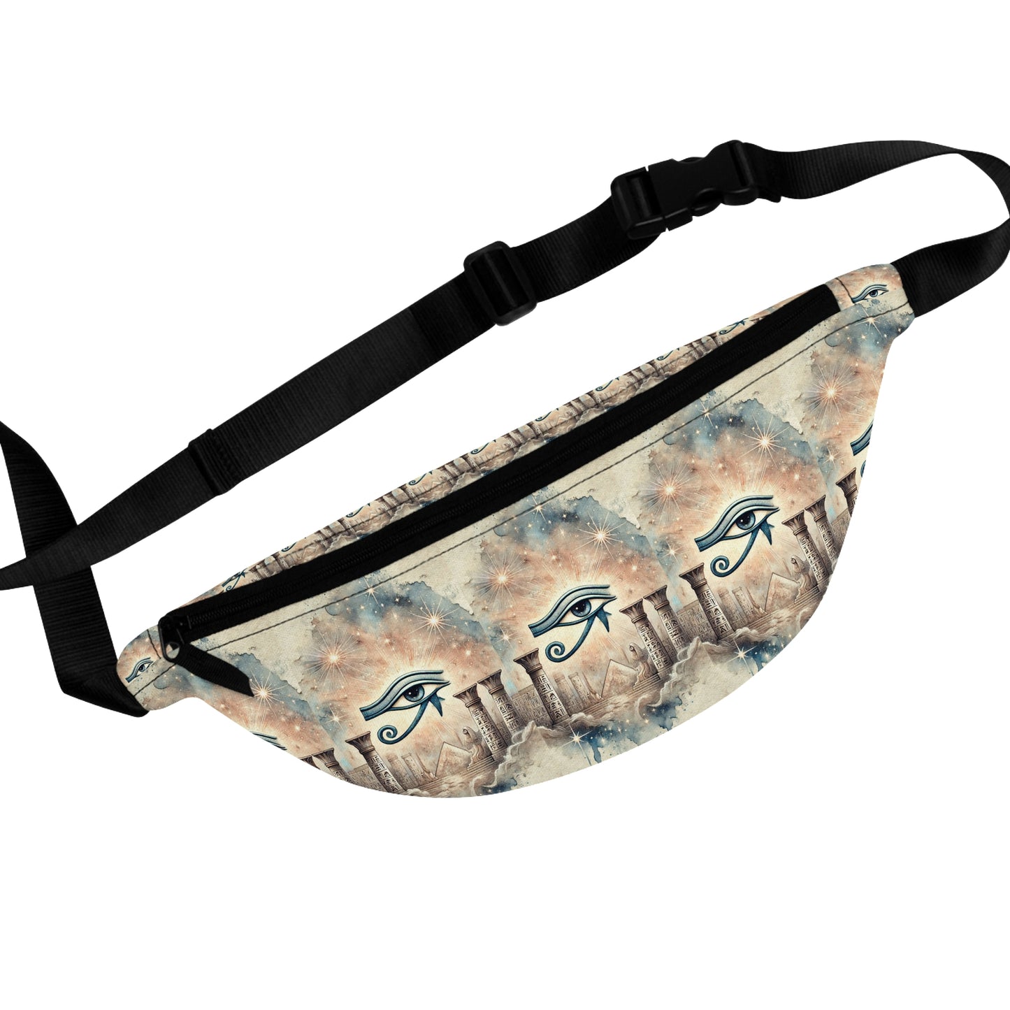 Stylish Boho Fanny Pack | Eye Design Hip Bag | Festival Accessory | Travel Waist Bag | Gift for Adventurers