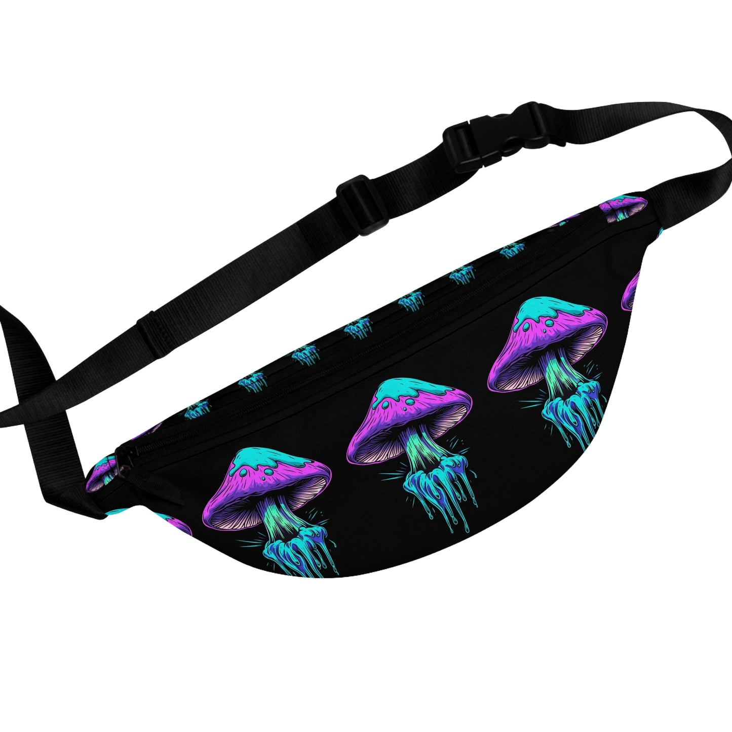 Psychedelic Mushroom Fanny Pack | Trendy Waist Bag, Festival Gear, Outdoor Accessory, Gift for Her, Unique Hip Pack
