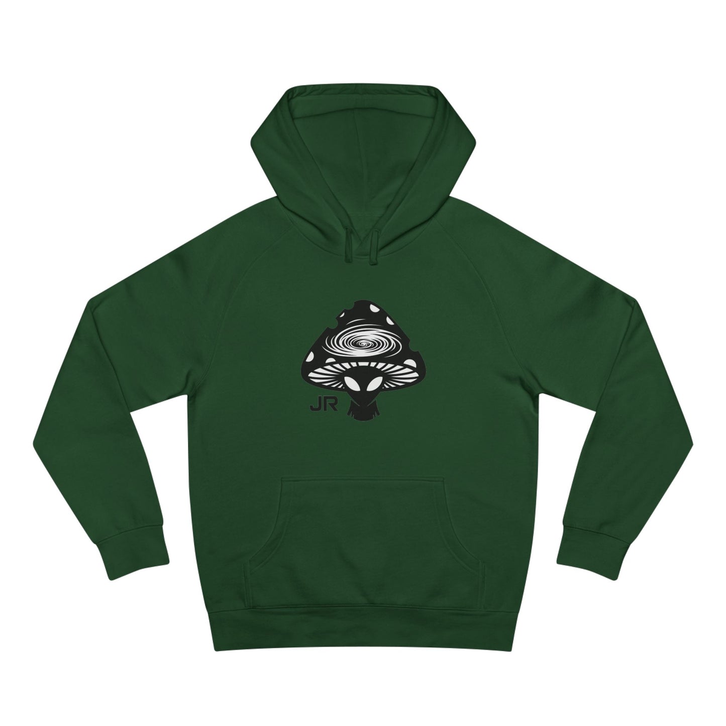 Cosmic Mushroom Unisex Hoodie, Planetary Vibes Sweatshirt, Psychedelic Gift for Nature Lovers, Unique Apparel for Festivals