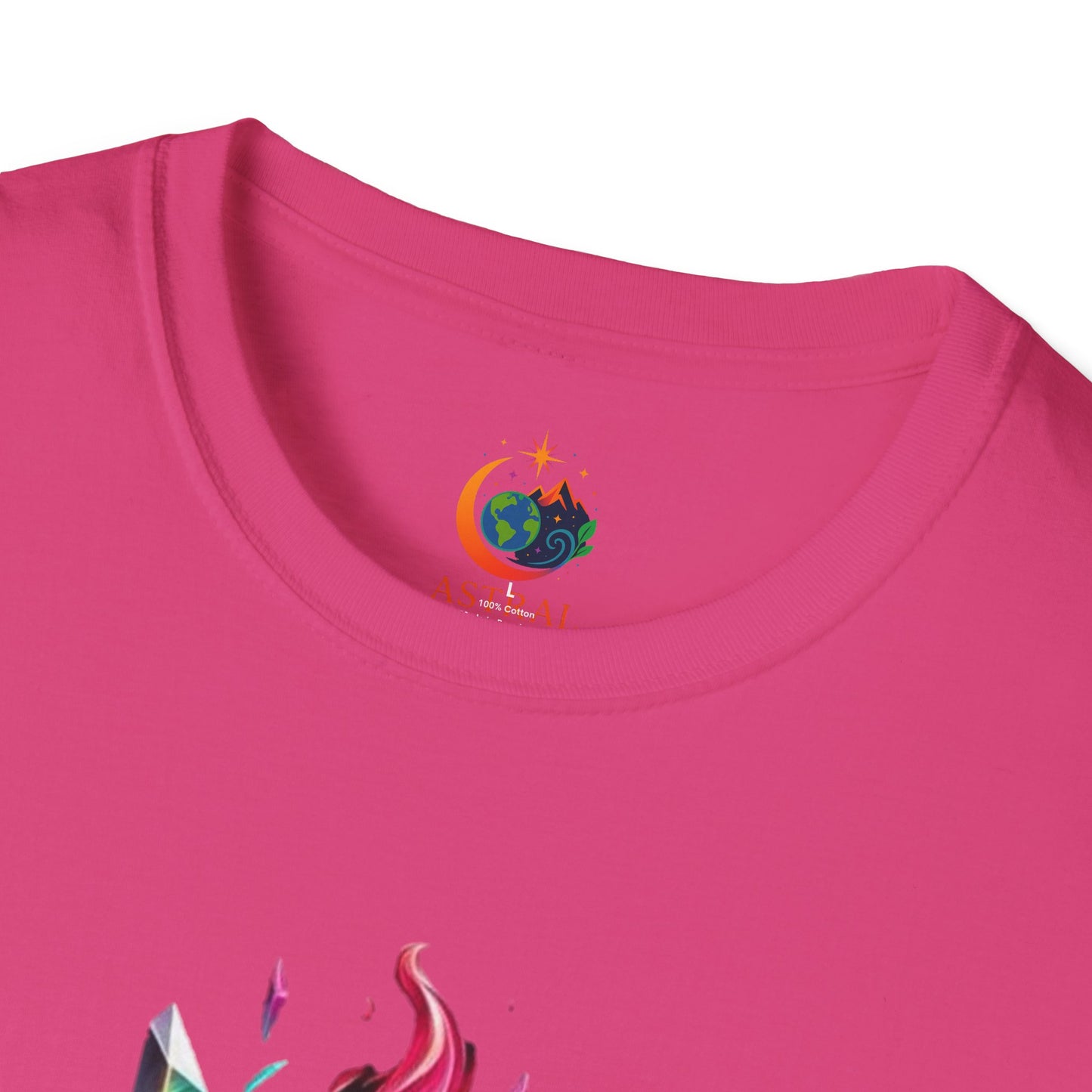 Artistic Heart Wings T-Shirt | Unisex Softstyle Tee, Heart Design Shirt, Graphic Art Tee, Trendy Casual Top, Gift for Art Lovers
