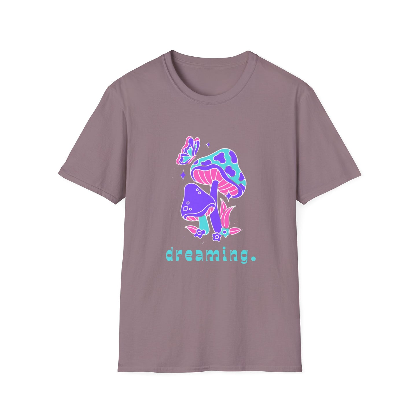 Dreamy Unisex Softstyle T-Shirt, Whimsical Shirt, Casual Wear, Nature Lover Gift, Eco-Friendly Tee, Unique Graphic Tee