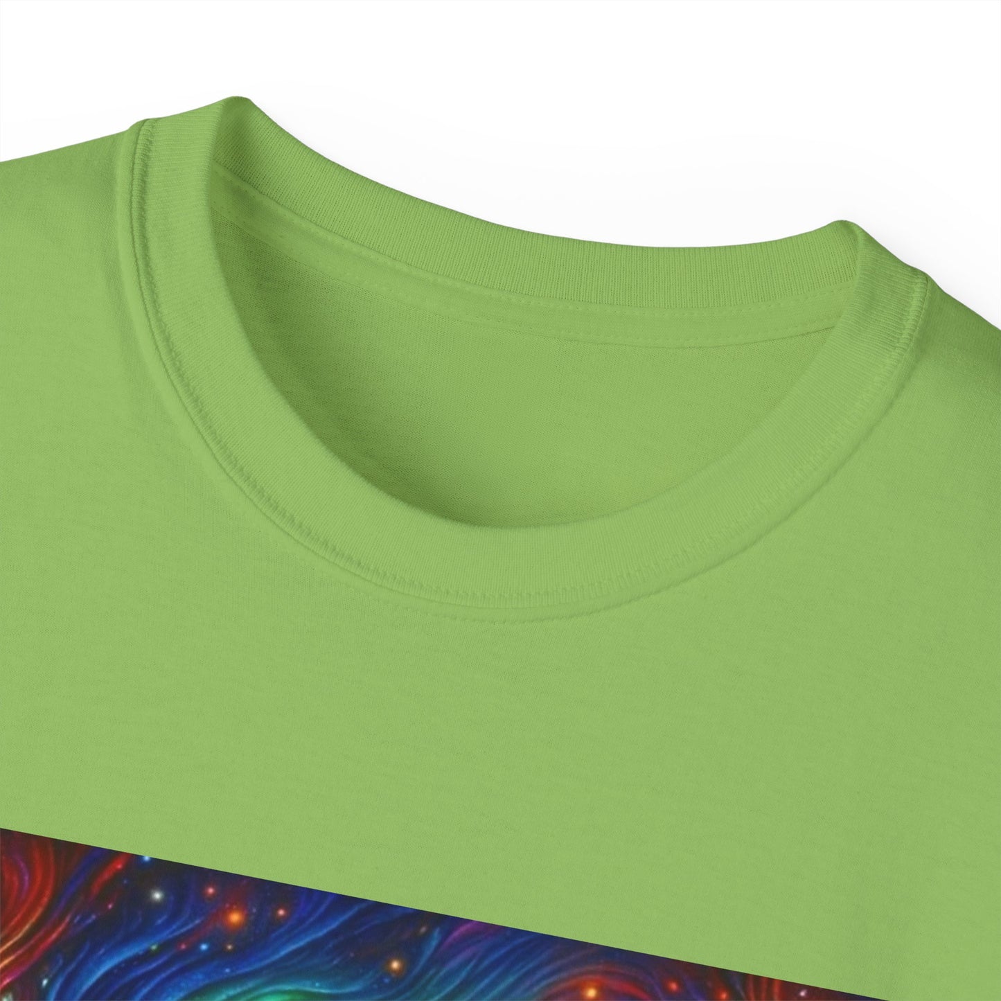 Cosmic Adventure Tee - Unisex Ultra Cotton T-Shirt, UFO Graphic Tee, Colorful Sci-Fi Shirt, Perfect for Festivals, Gift for Space Lovers