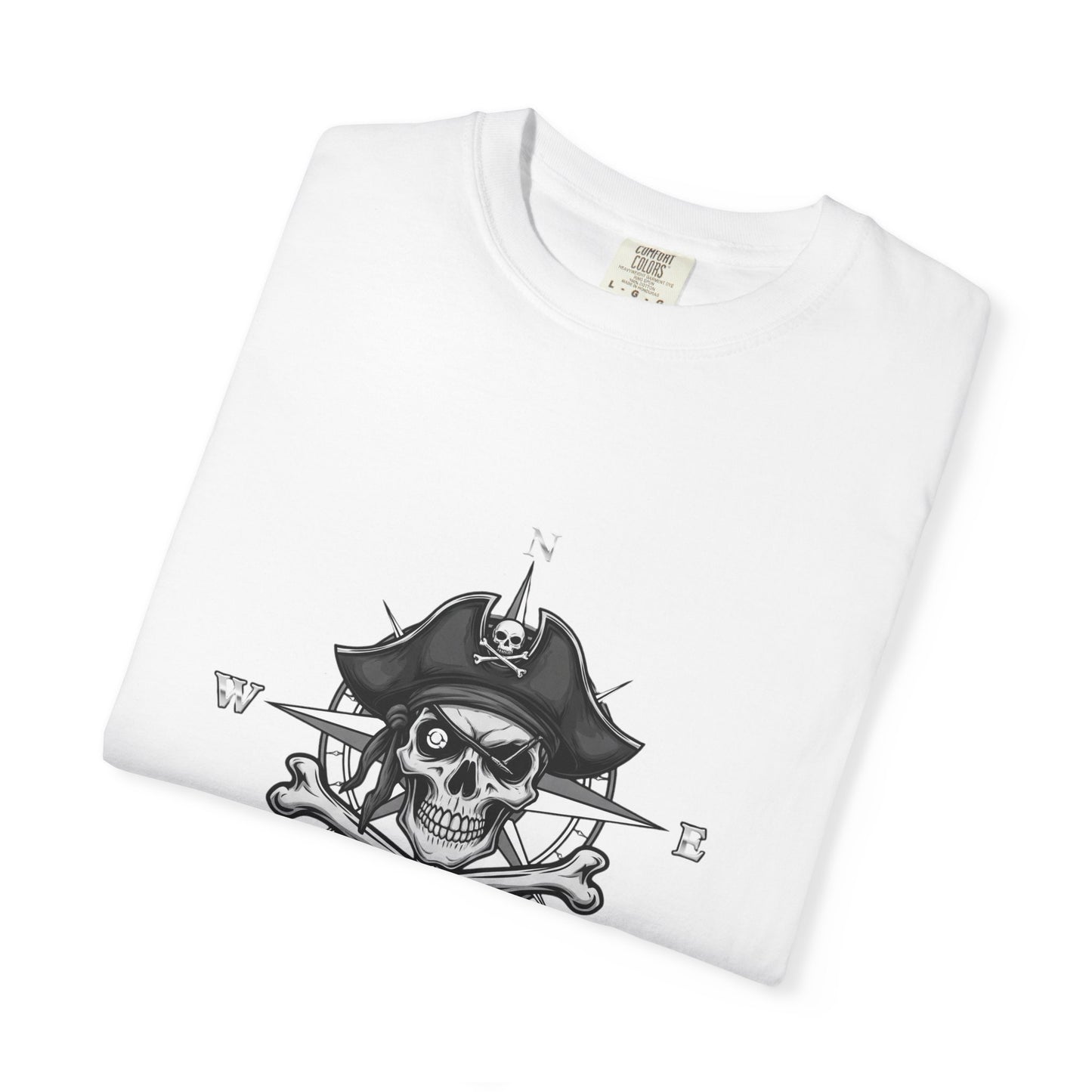 Astral Pirate Garment-Dyed T-shirt | Casual Crew Neck Tee, Pirate Apparel, Graphic Tee, Unisex T-shirt, Gift for Adventurers