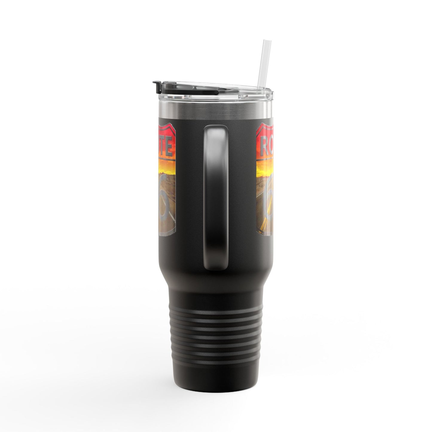 Route 66 Insulated Travel Mug - 40oz Adventure Cup for Road Trips