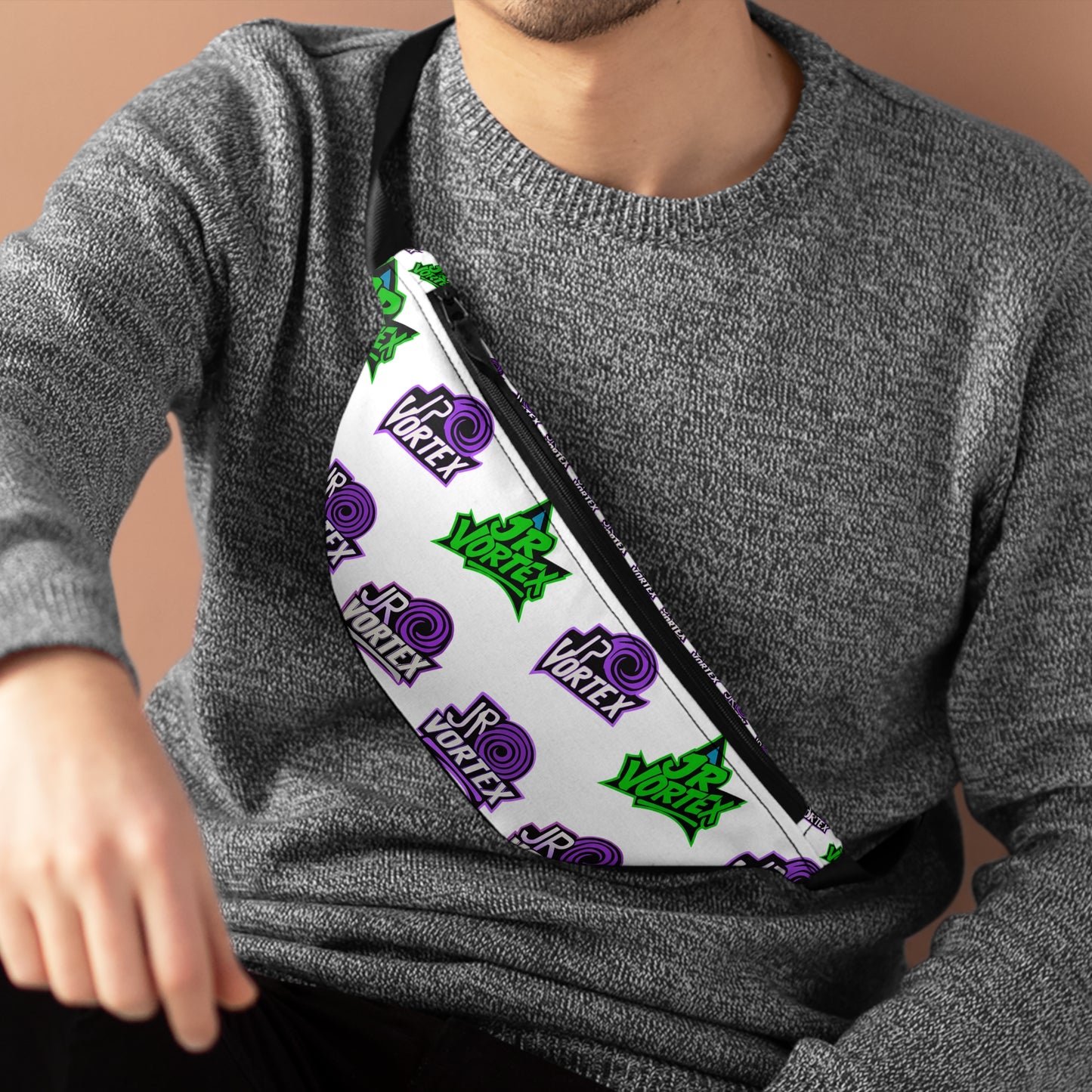 Vibrant Logo Fanny Pack | Trendy & Functional Bag for Festivals, Travel, Running, Sports, Fashionable Accessory