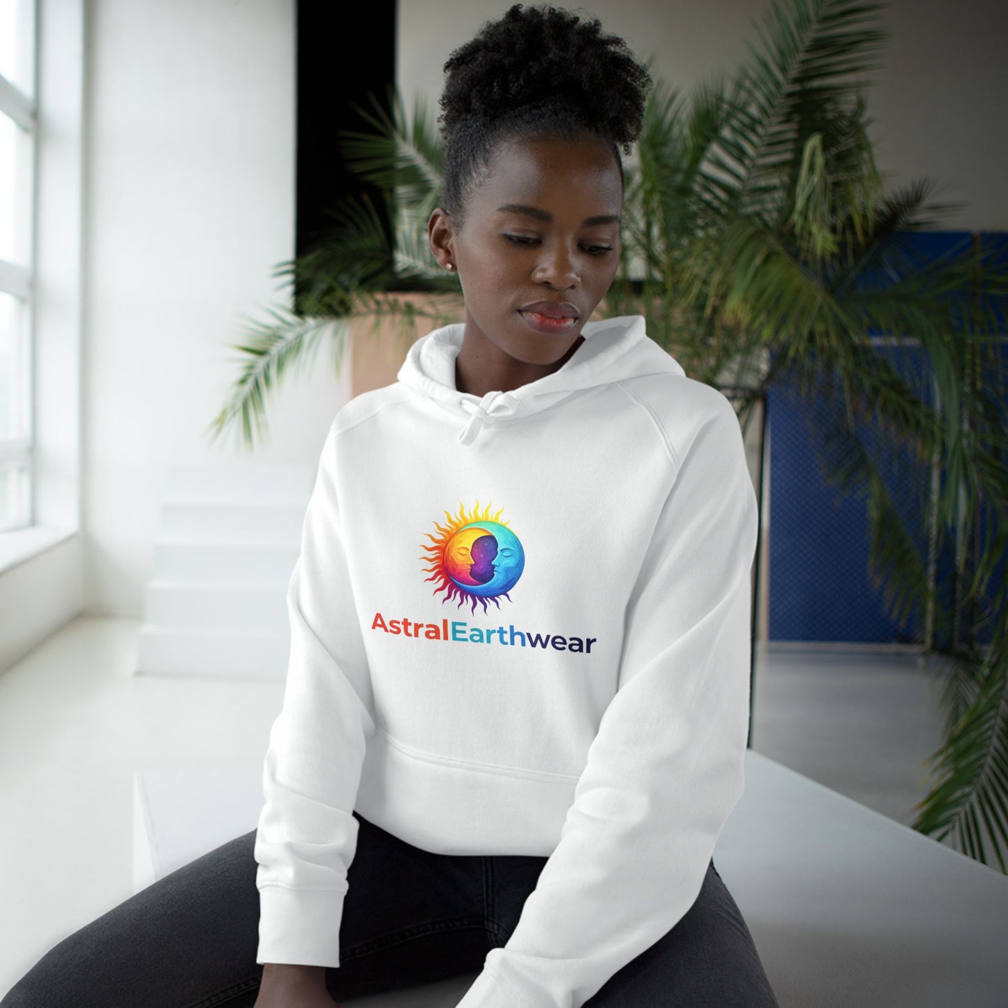 Astral Earthwear Unisex Hoodie, Cozy Gift for Space Lovers, Astrology Apparel, Everyday Sweatshirt, Ideal for Birthdays
