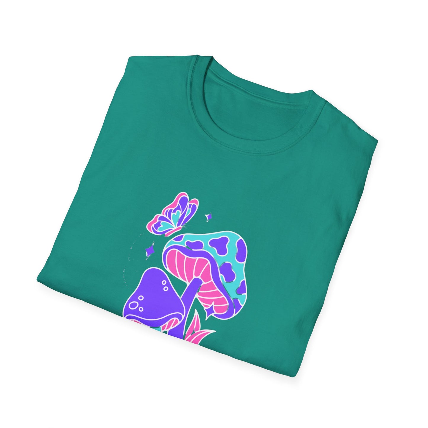 Dreamy Unisex Softstyle T-Shirt, Whimsical Shirt, Casual Wear, Nature Lover Gift, Eco-Friendly Tee, Unique Graphic Tee