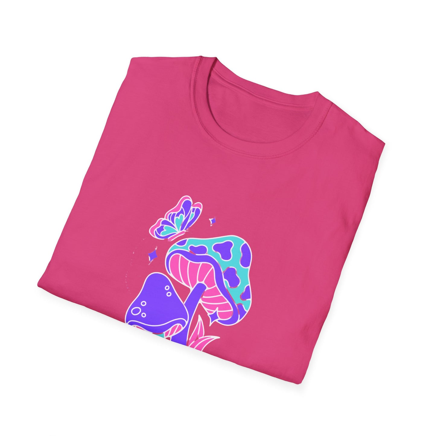 Dreamy Unisex Softstyle T-Shirt, Whimsical Shirt, Casual Wear, Nature Lover Gift, Eco-Friendly Tee, Unique Graphic Tee