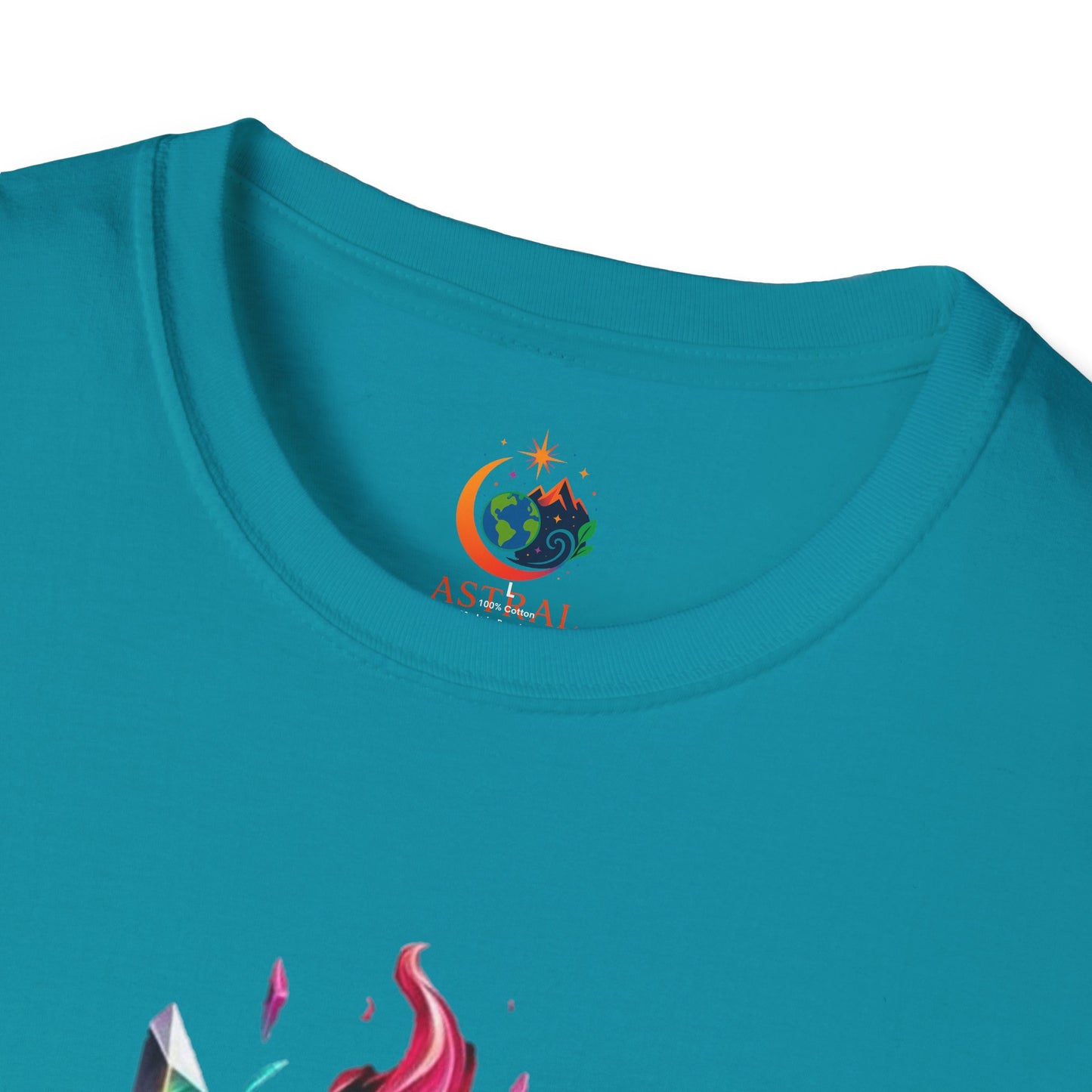 Artistic Heart Wings T-Shirt | Unisex Softstyle Tee, Heart Design Shirt, Graphic Art Tee, Trendy Casual Top, Gift for Art Lovers