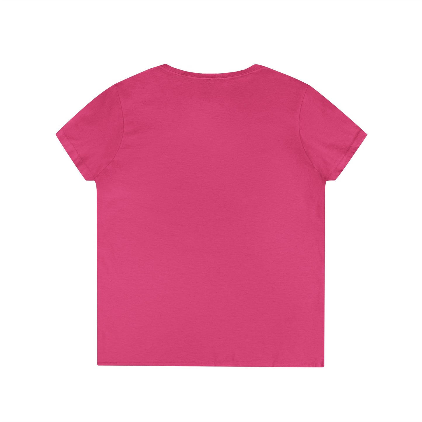 Cosmic Vibe Ladies' V-Neck T-Shirt with Mystical Artwork