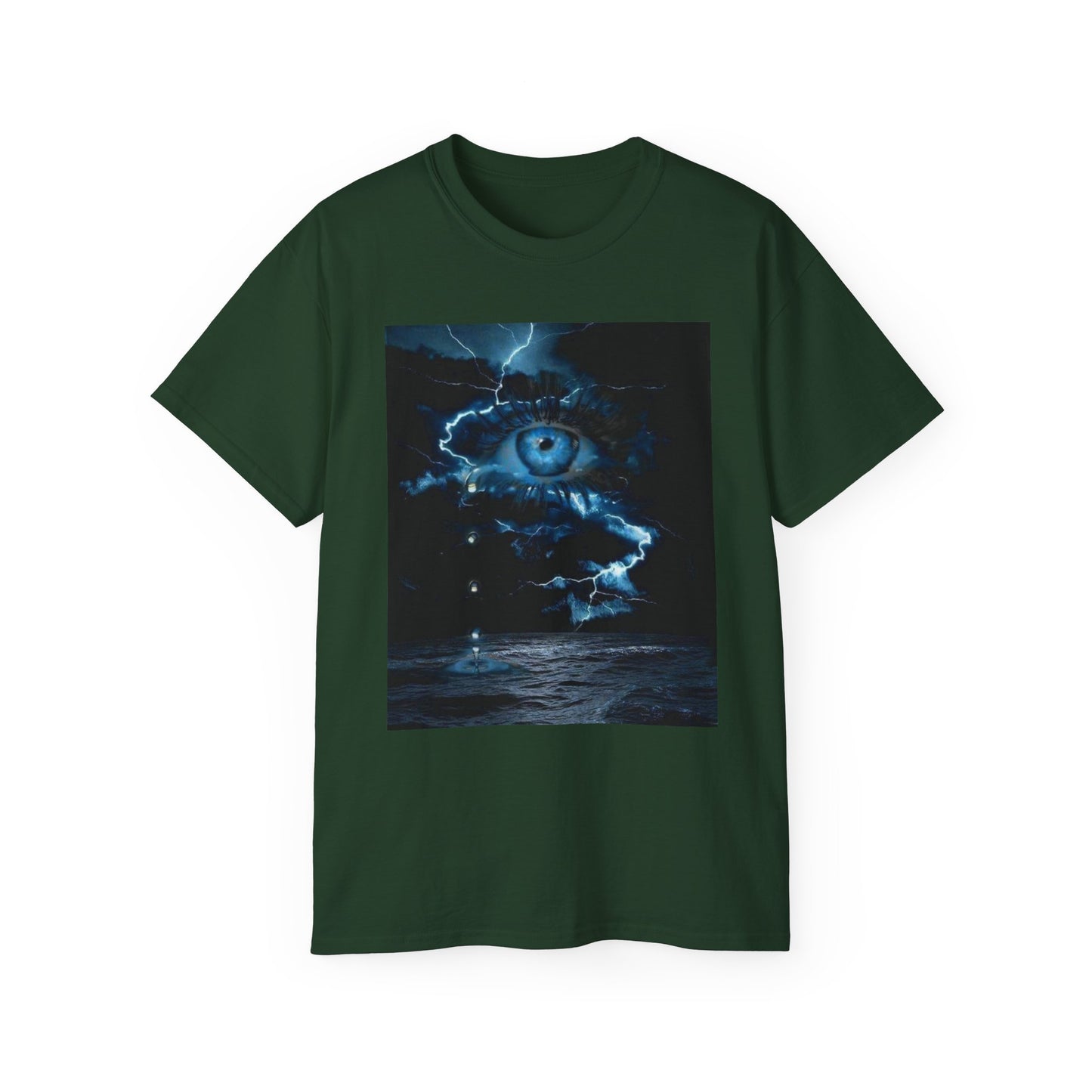 Mystical Eye Graphic Tee, Unisex Cotton T-Shirt, Spiritual Shirt, Casual Wear for Art Lovers, Gift for Birthdays, Festivals
