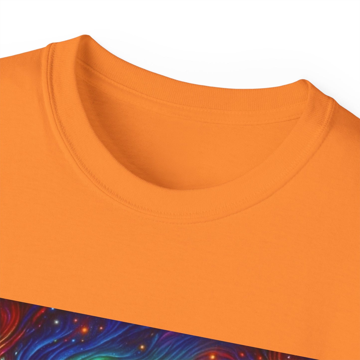 Cosmic Adventure Tee - Unisex Ultra Cotton T-Shirt, UFO Graphic Tee, Colorful Sci-Fi Shirt, Perfect for Festivals, Gift for Space Lovers
