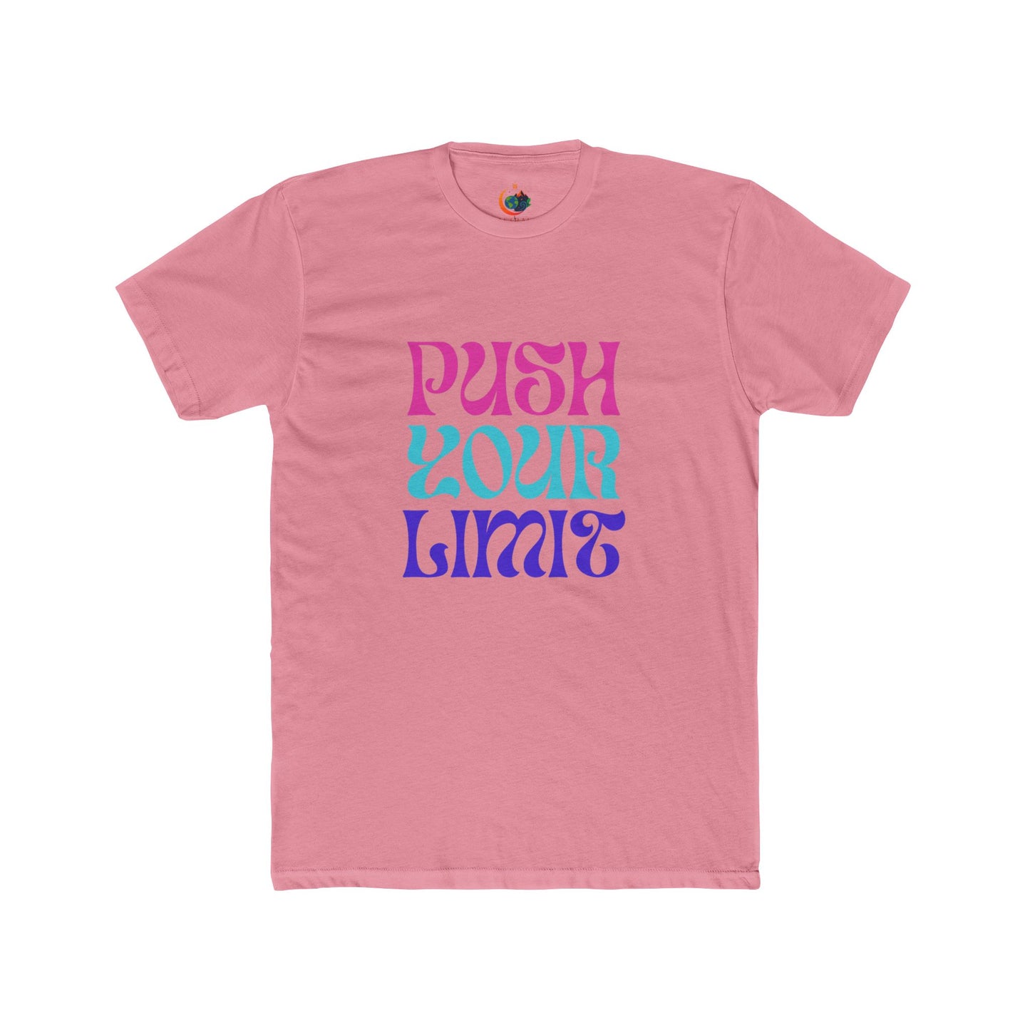 Motivational Unisex Cotton Crew Tee, Push Your Limit Shirt, Inspirational Apparel, Gift for Fitness Enthusiasts, Casual Stylish Tee