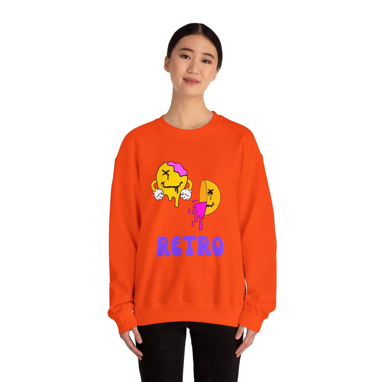 Retro Vibes Sweatshirt, Vintage Crewneck Jumper, 90s Style Pullover, Classic Sweater, Hipster Top