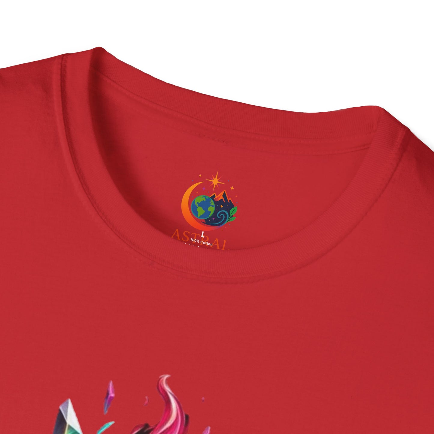 Artistic Heart Wings T-Shirt | Unisex Softstyle Tee, Heart Design Shirt, Graphic Art Tee, Trendy Casual Top, Gift for Art Lovers