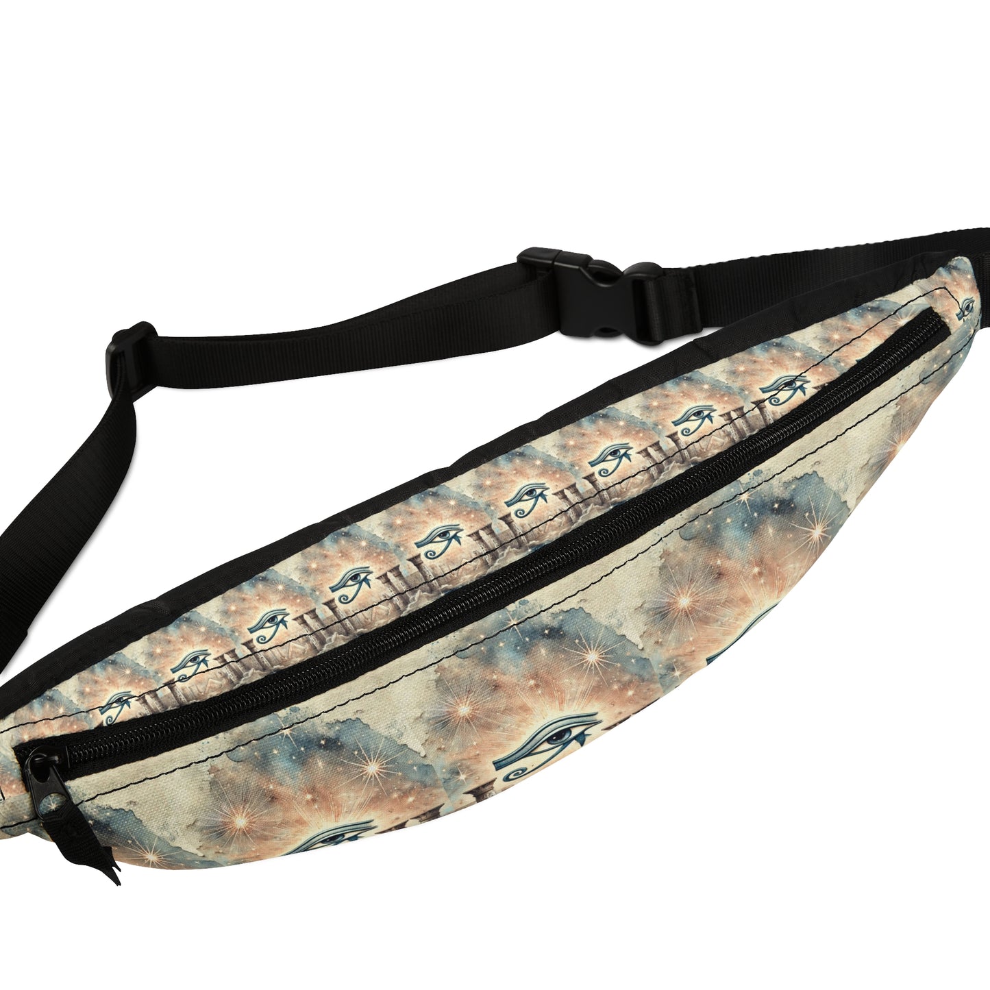 Stylish Boho Fanny Pack | Eye Design Hip Bag | Festival Accessory | Travel Waist Bag | Gift for Adventurers