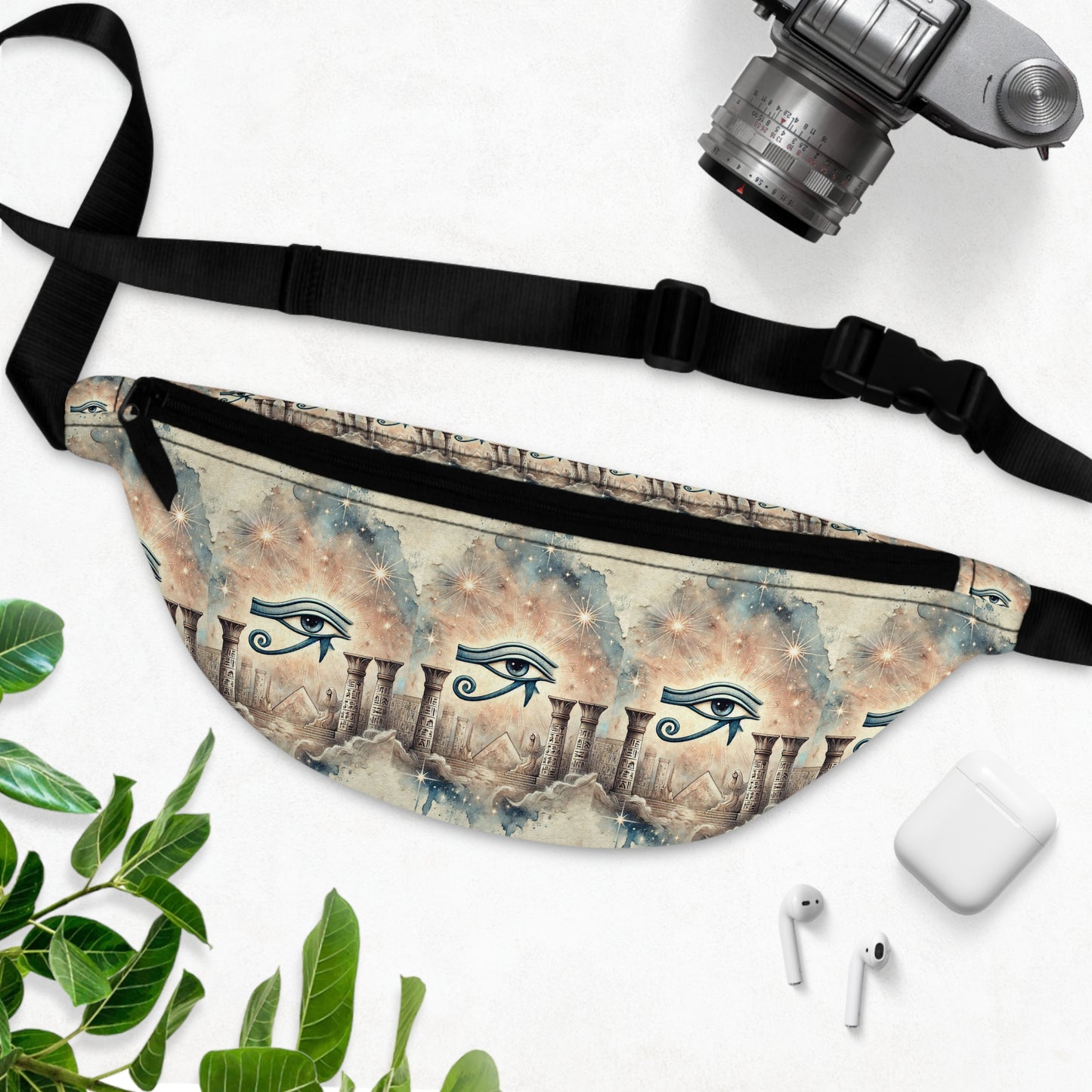 Stylish Boho Fanny Pack | Eye Design Hip Bag | Festival Accessory | Travel Waist Bag | Gift for Adventurers