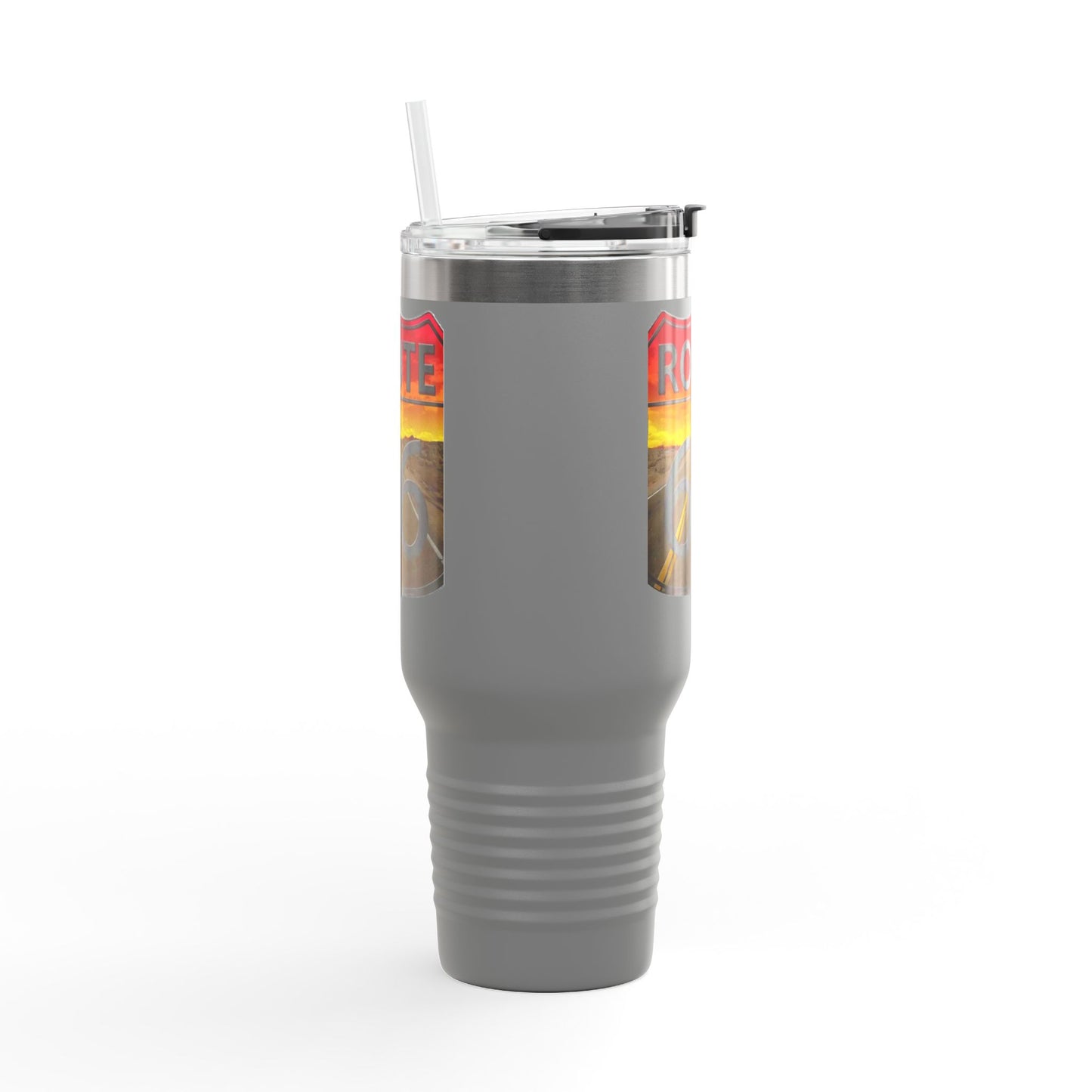 Route 66 Insulated Travel Mug - 40oz Adventure Cup for Road Trips
