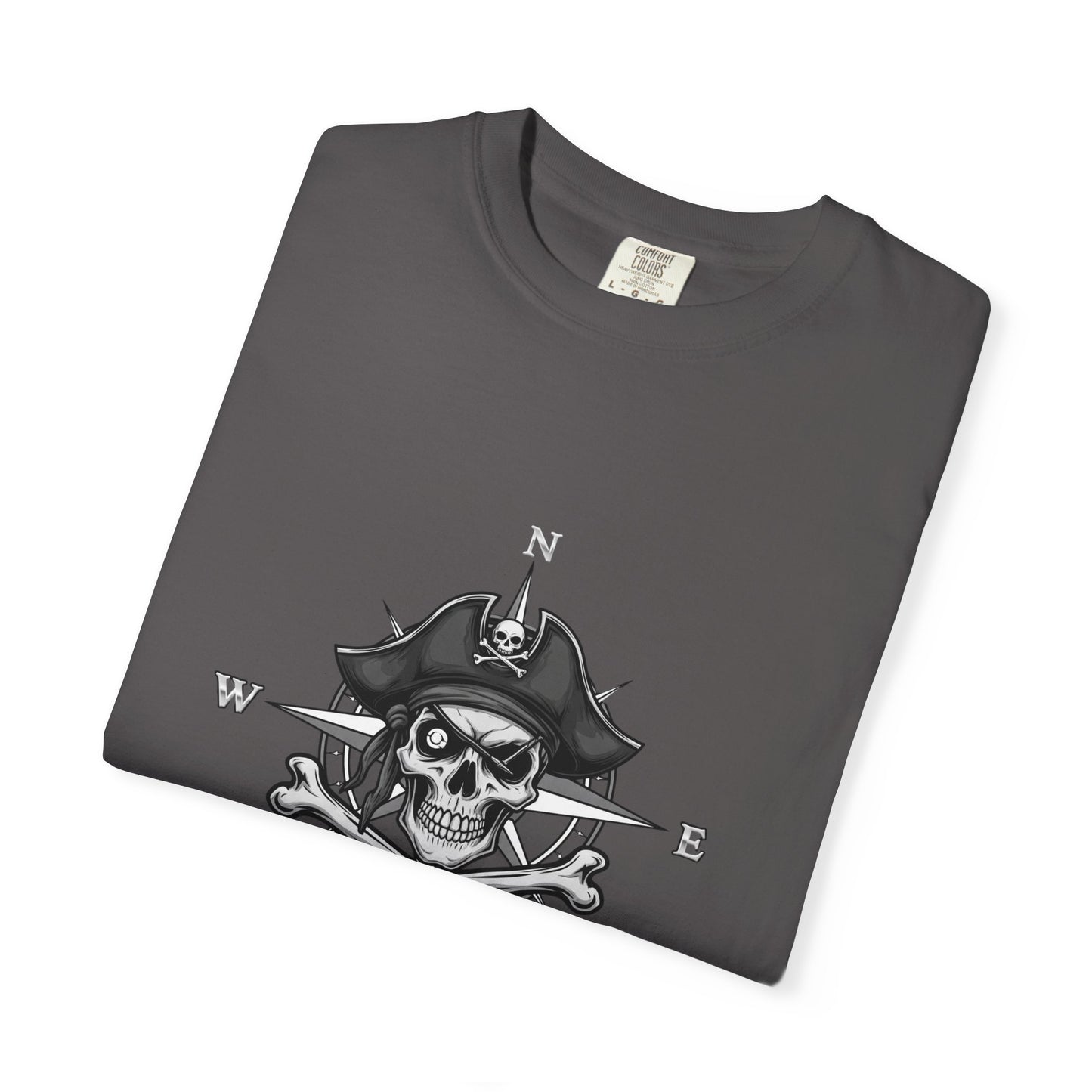 Astral Pirate Garment-Dyed T-shirt | Casual Crew Neck Tee, Pirate Apparel, Graphic Tee, Unisex T-shirt, Gift for Adventurers