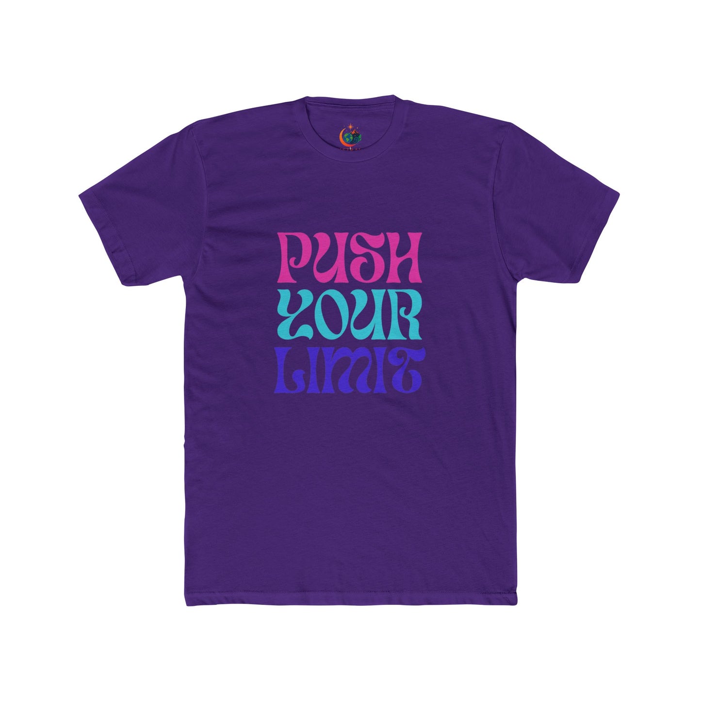 Motivational Unisex Cotton Crew Tee, Push Your Limit Shirt, Inspirational Apparel, Gift for Fitness Enthusiasts, Casual Stylish Tee