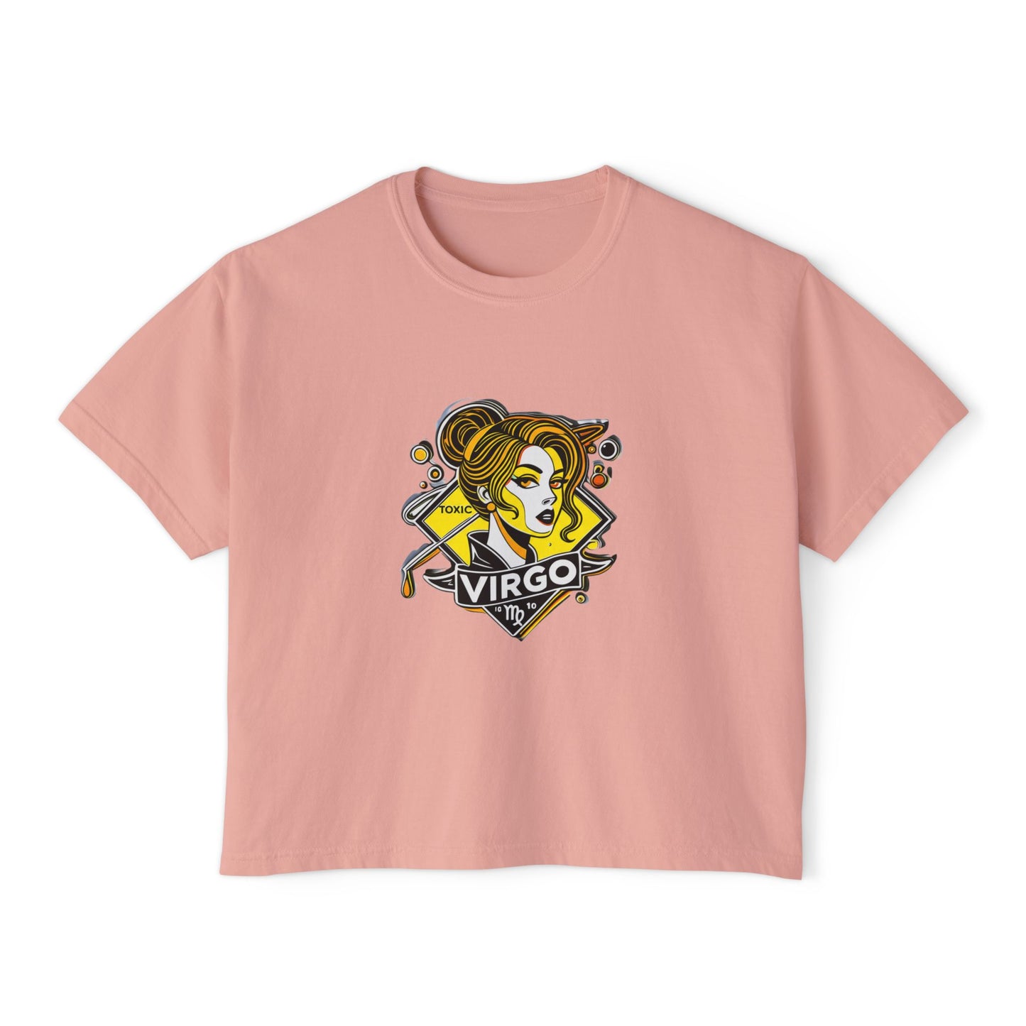 Virgo Women's Boxy Tee - Astrology T-Shirt, Casual Outfit, Birthday Gift, Zodiac Sign Top, Horoscope Apparel