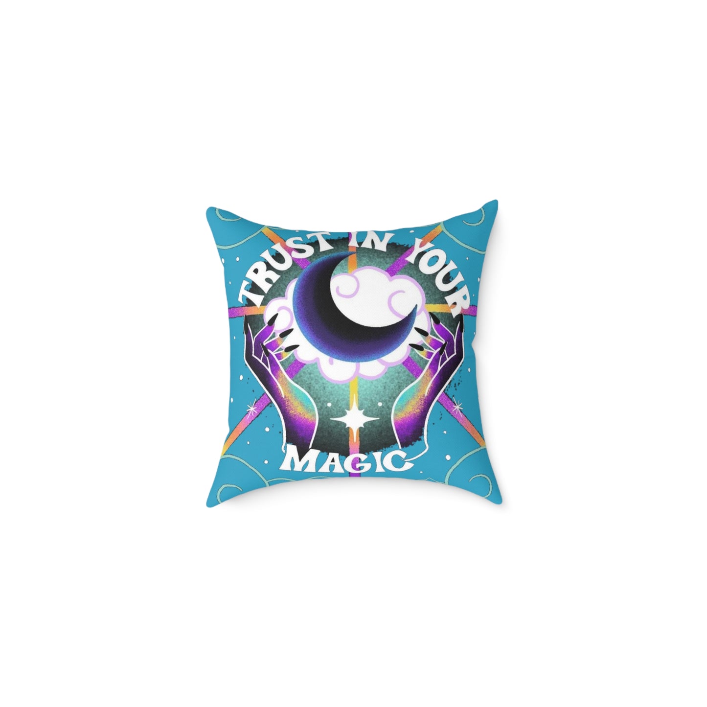Square Poly Canvas Pillow