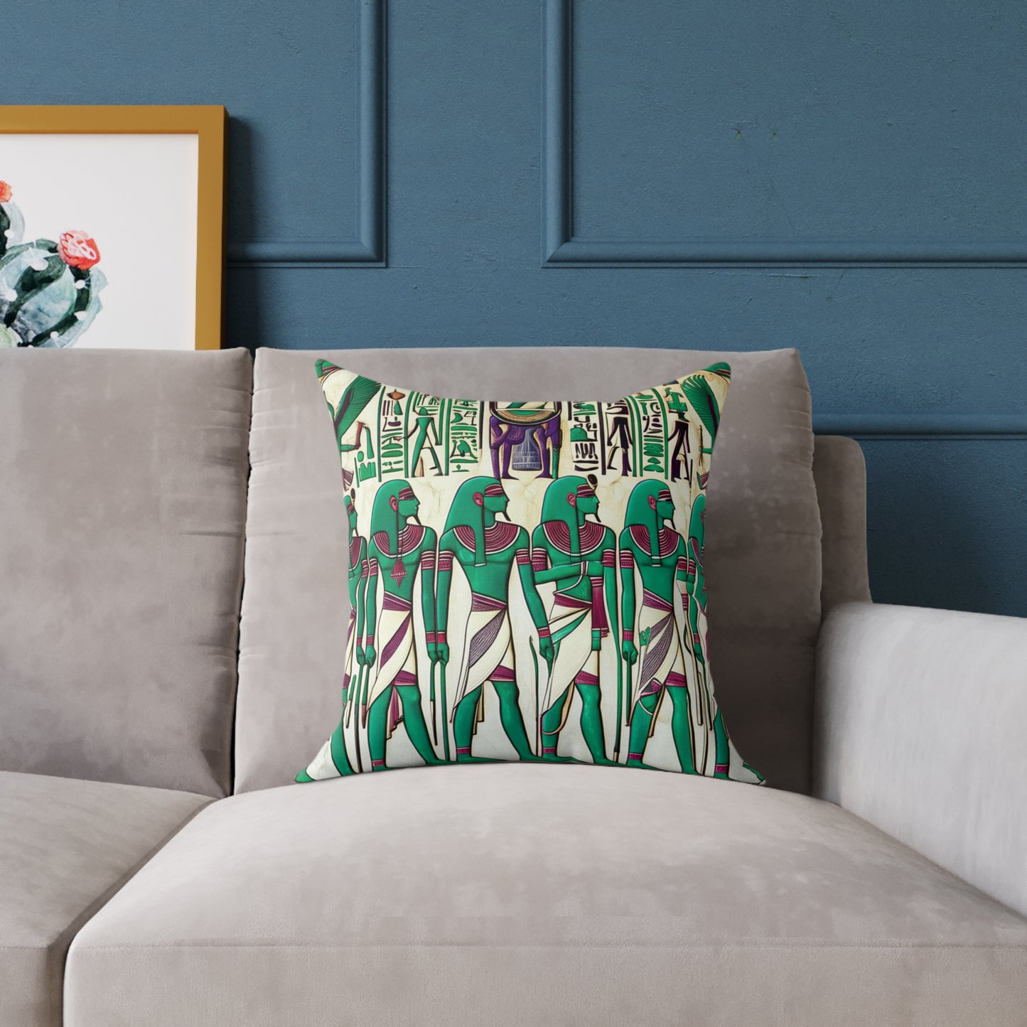Square Poly Canvas Pillow