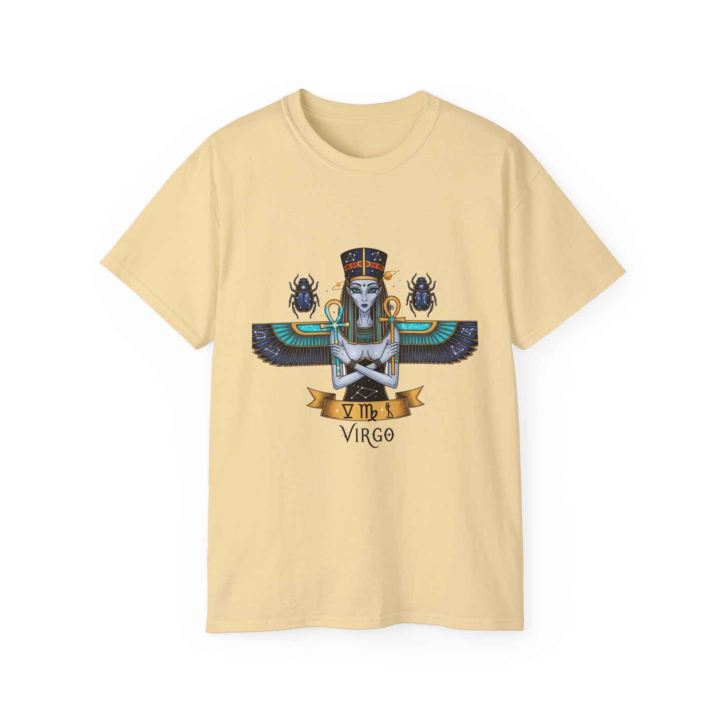 Virgo Zodiac Unisex Cotton Tee, Astrology Gift, Virgo Season Shirt, Graphic Tee for Her, Horoscope Top, Astrology Apparel