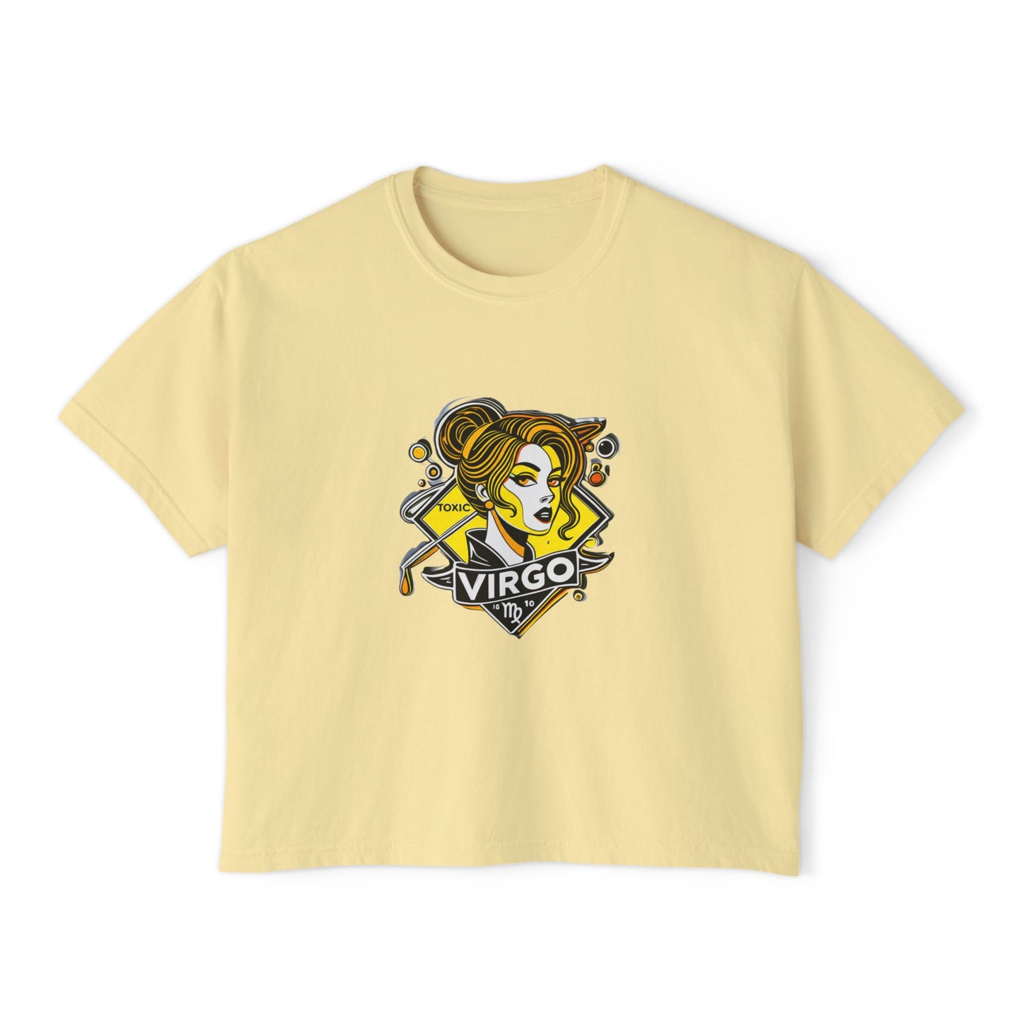 Virgo Women's Boxy Tee - Astrology T-Shirt, Casual Outfit, Birthday Gift, Zodiac Sign Top, Horoscope Apparel