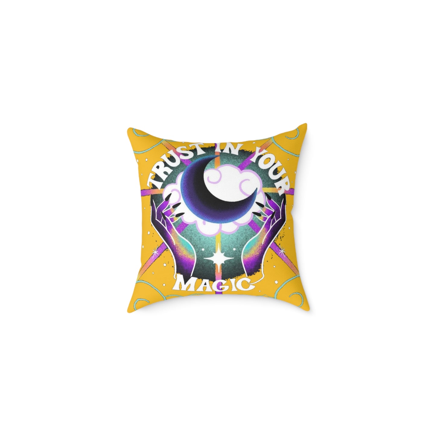 Square Poly Canvas Pillow