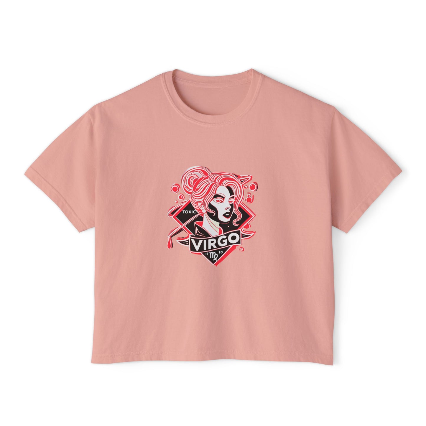 Virgo Zodiac Women's Boxy Tee, Astrology Shirt, Birth Month Gift, Casual Wear, Personalized Astrology Tee