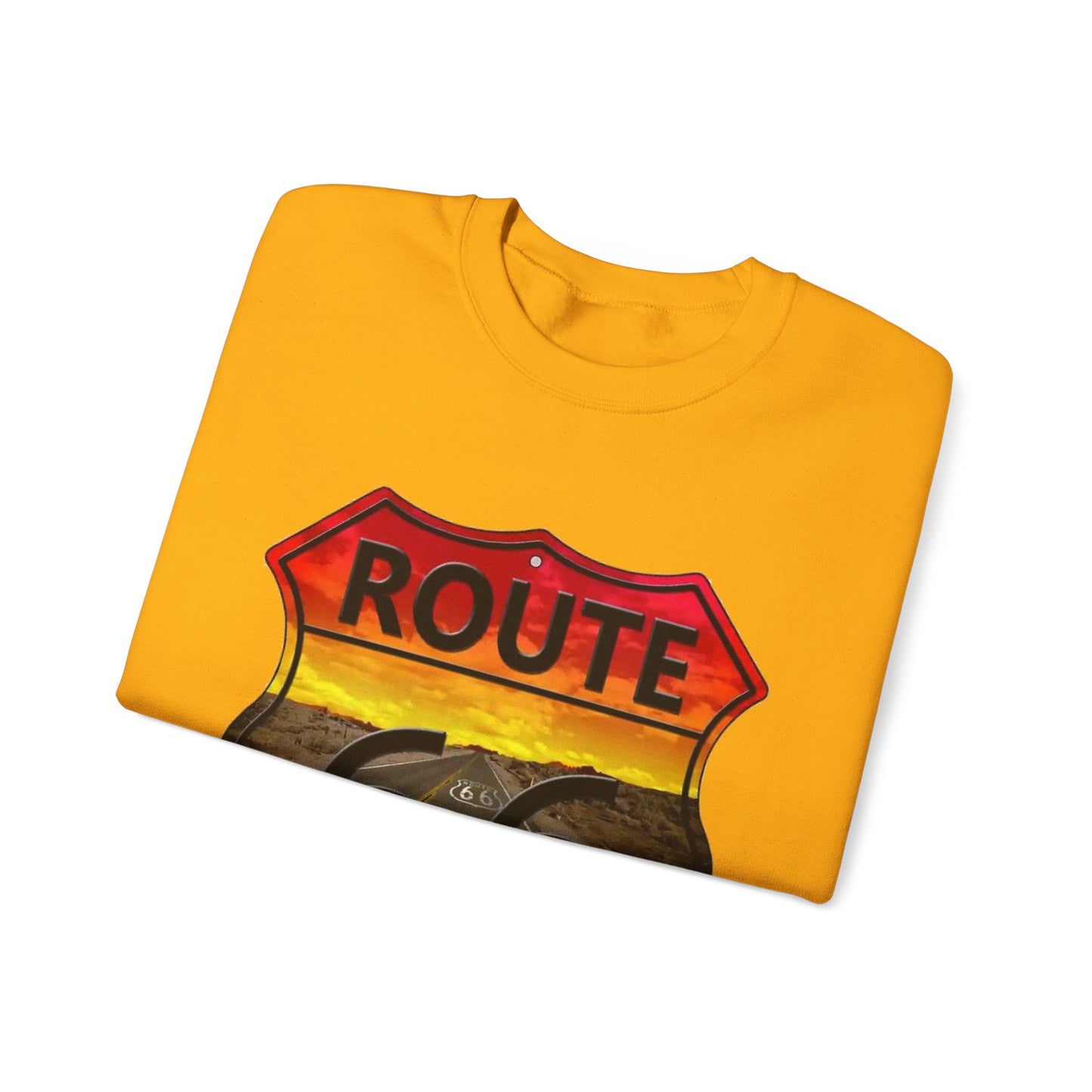 Route 66 Adventure Crewneck Sweatshirt - Unisex Heavy Blend™