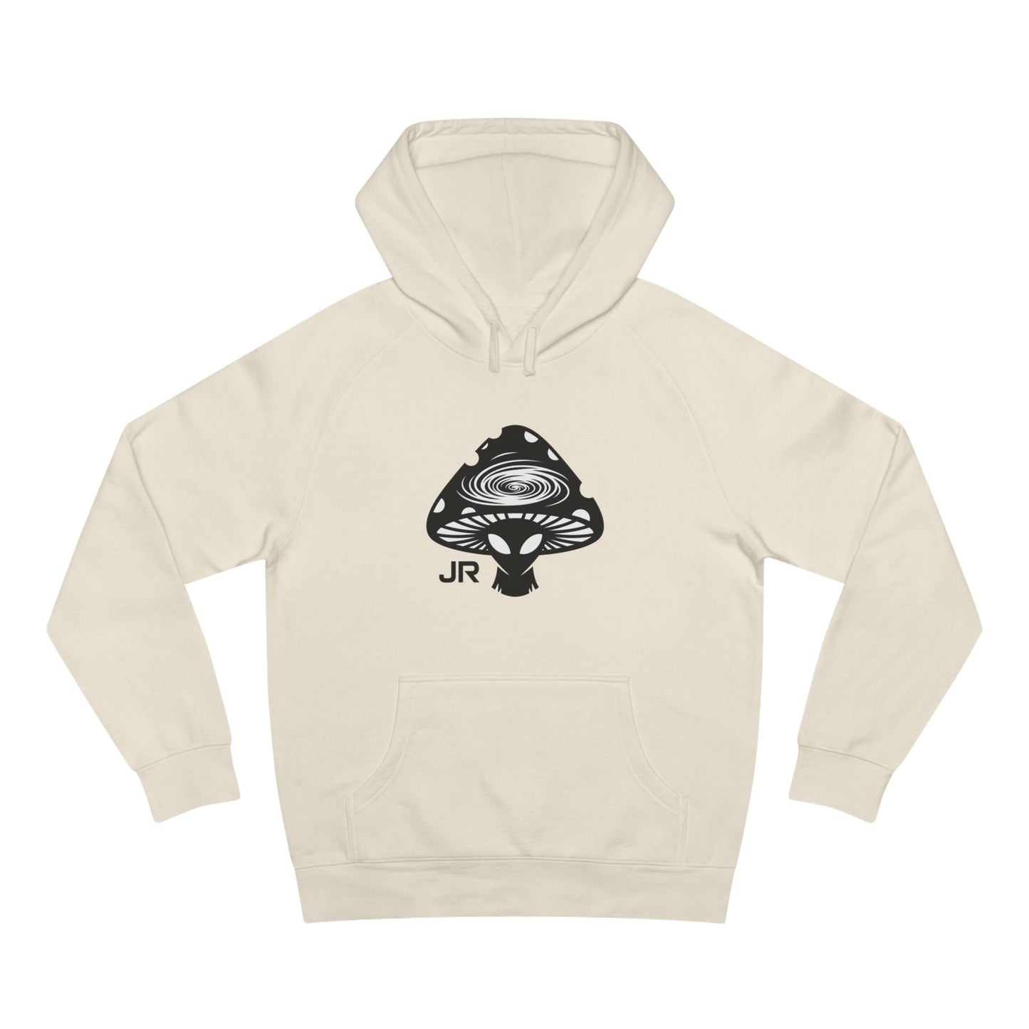 Cosmic Mushroom Unisex Hoodie, Planetary Vibes Sweatshirt, Psychedelic Gift for Nature Lovers, Unique Apparel for Festivals